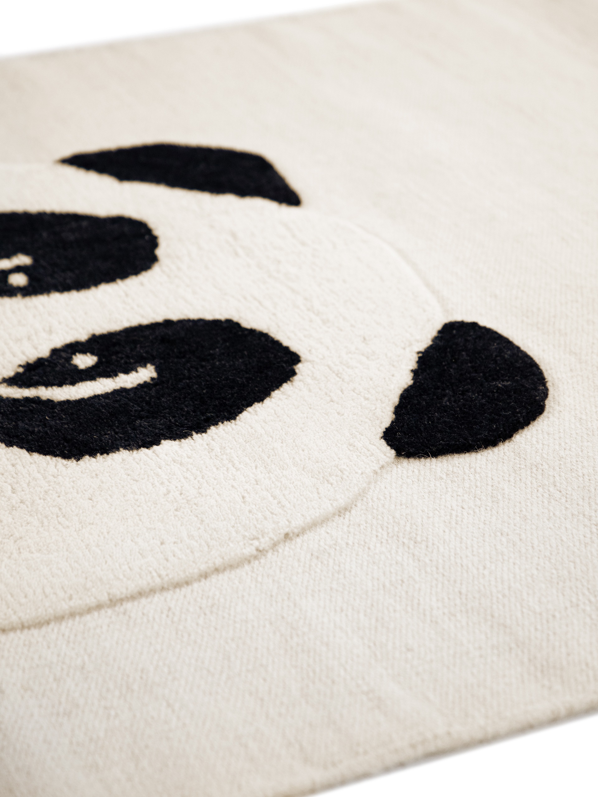 Kinderteppich CARPETFINE "Panda", creme, B:140cm H:0,6mm L:200cm, Obermaterial: 100% Wolle, Teppiche, Kinderteppich 3