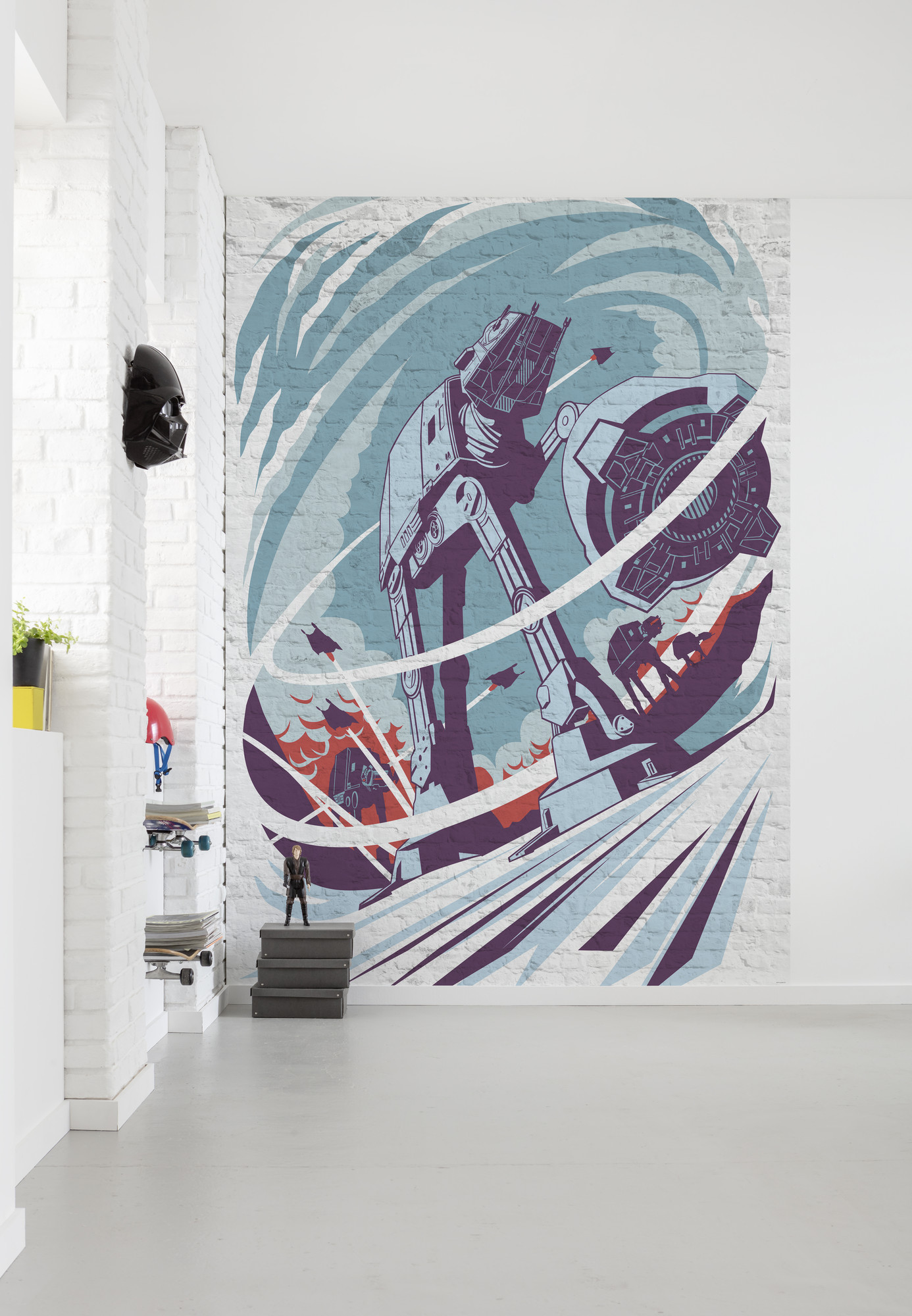 Komar "Star Wars Classic Concrete Hoth" Comic bedruckt glatt
