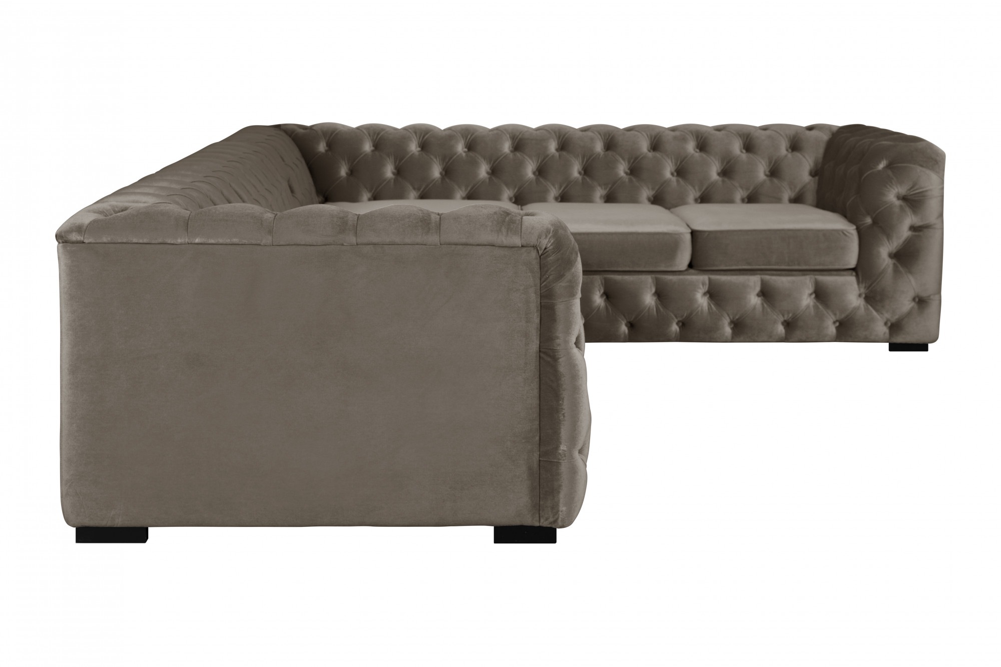 Guido Maria Kretschmer Home&Living Chesterfield-Sofa »KALINA L-Form«, hochwertige Chesterfield-Ausführung, sehr hochwertige Verarbeitung