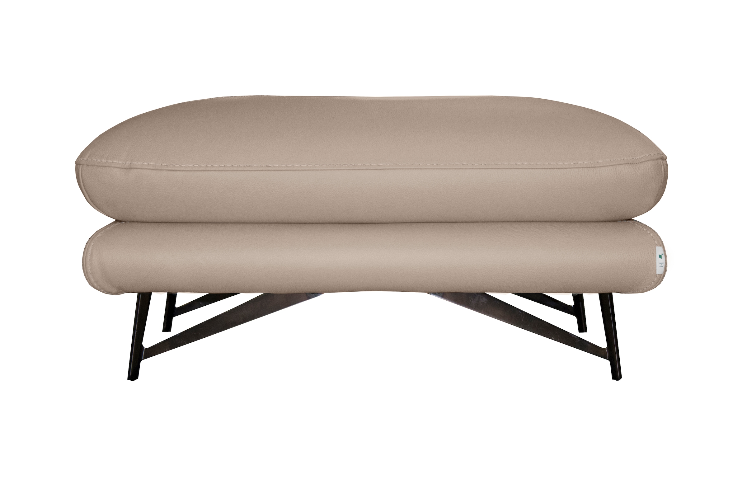 CALIA ITALIA Hocker »Cezanne, italienisches Design trifft erstklassigen Sitzkomfort, Leder«, Designhocker in besonders langlebigen & pflegeleichten Lederarten