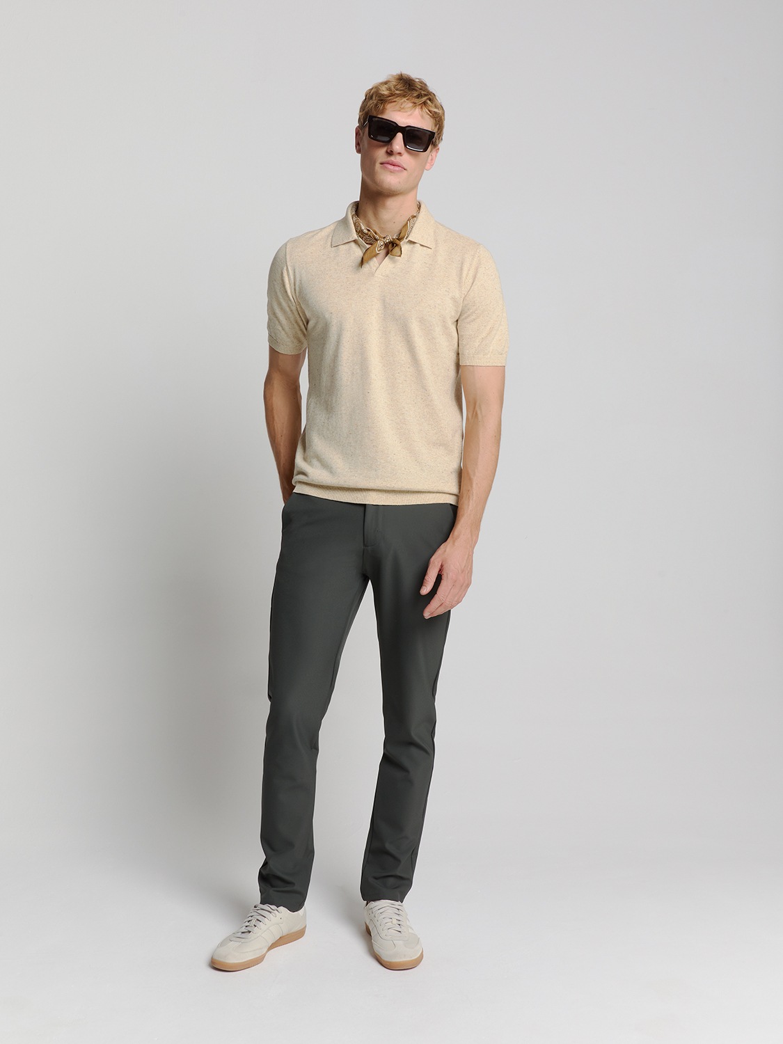 NO EXCESS T-Shirt »No Excess Kurzarm Poloshirt«
