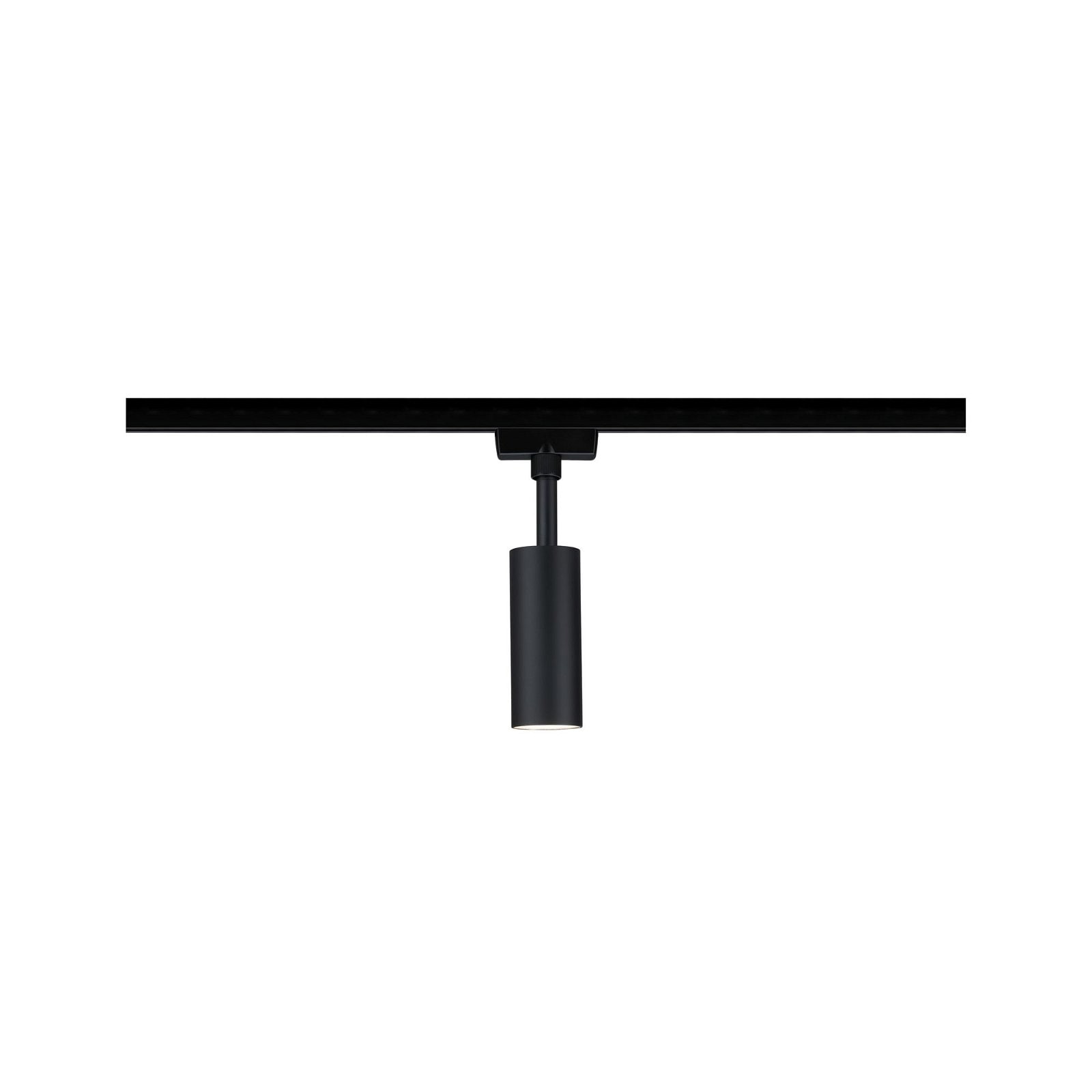 Paulmann Schienensystem-Leuchten »URail Schienenspot Tubo Einzelspot 166lm 4,5W 3000K 230V Schwarz matt«, Einzelspot, dimmbar