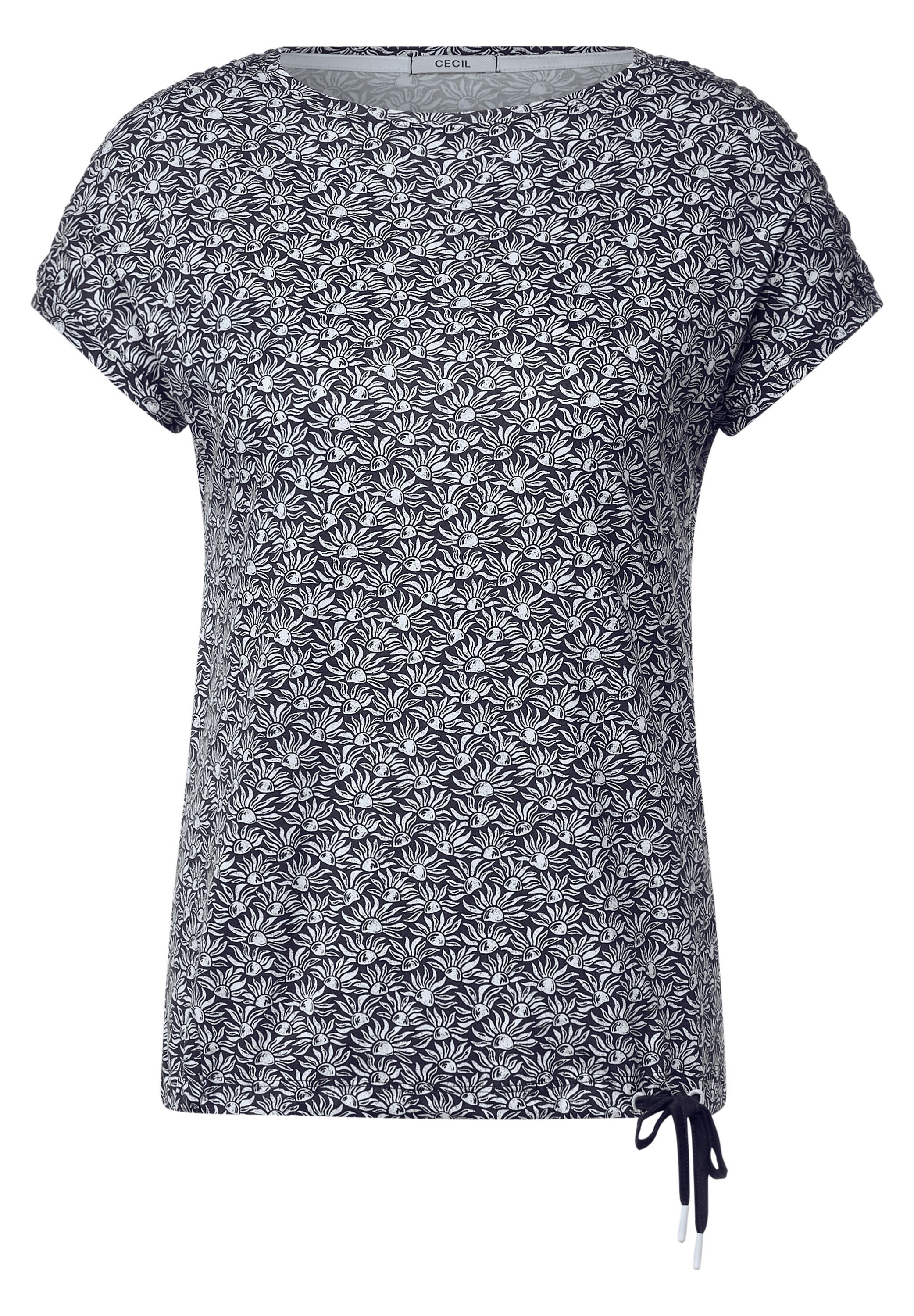 Cecil T-Shirt, BAUR mit online Smok-Details | kaufen
