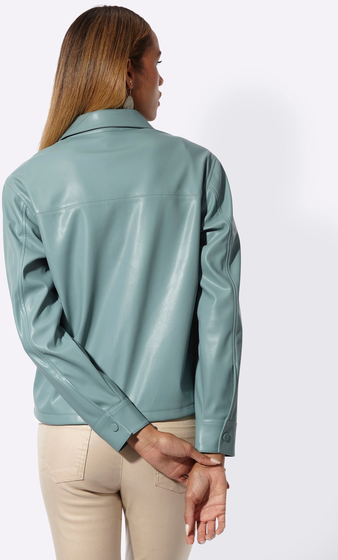 creation L Lederimitat-Blazer »Lederimitat-Blazer«