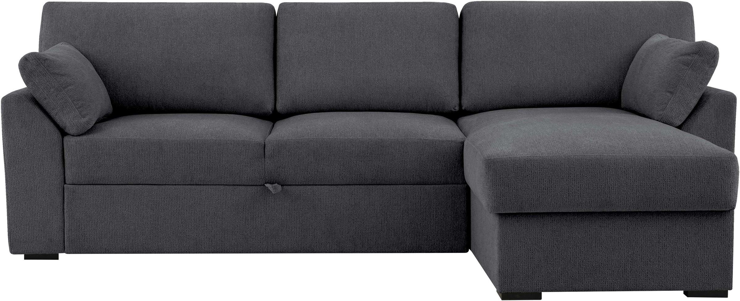Home affaire Ecksofa "Citry", Breite 246 cm, Chenille, Bettfunktion, Bettka günstig online kaufen