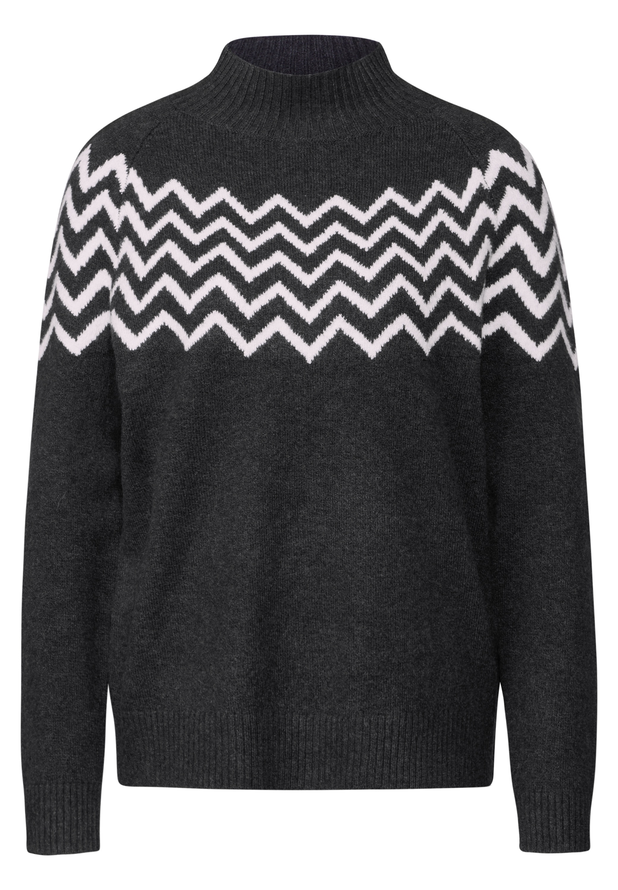 STREET ONE Strickpullover, mit grafischem Muster