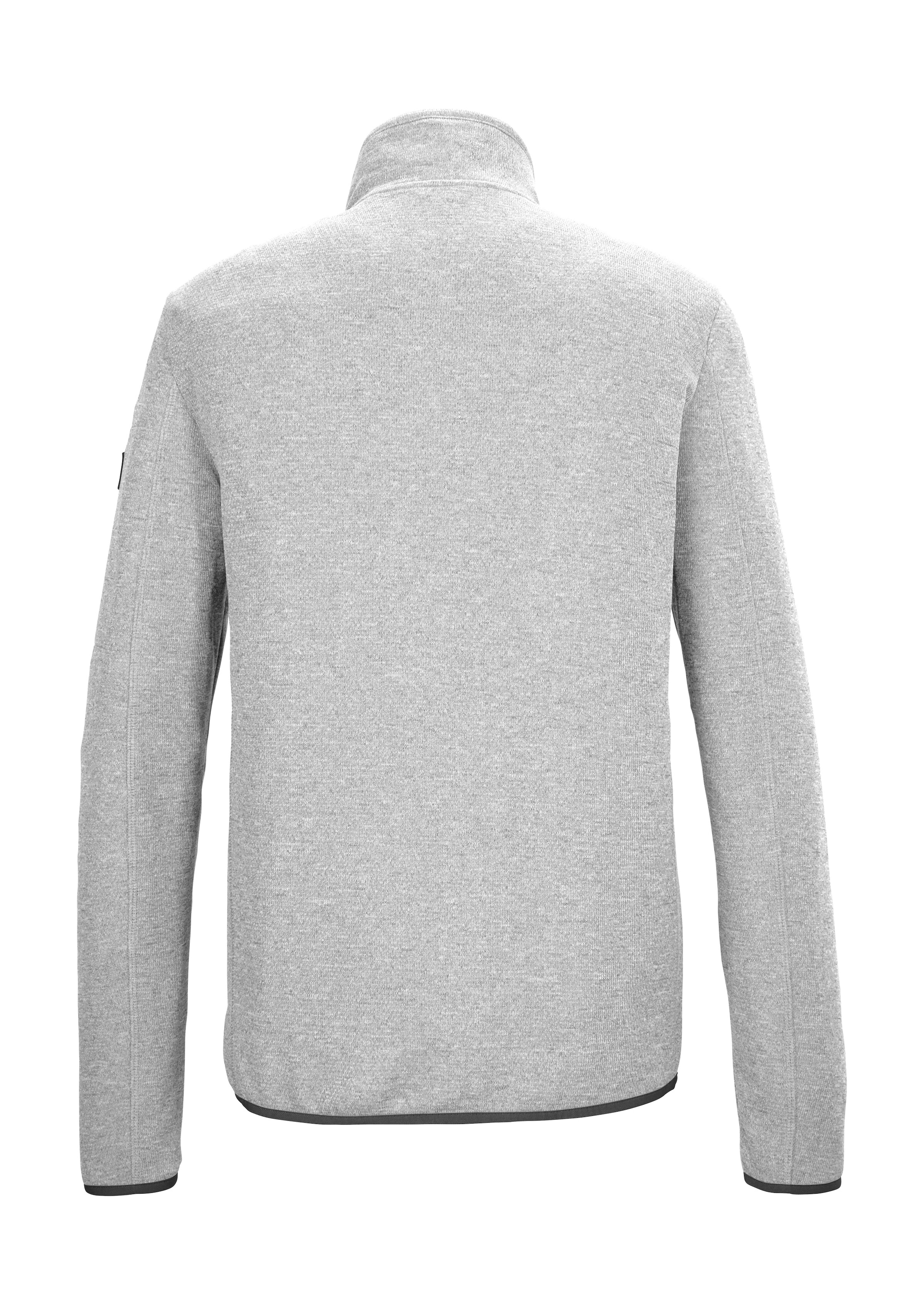 Killtec Strickjacke »KOS 91 MN FLX JCKT«, Melange-Optik, Kinnschutz, verschließbare Taschen, Stretchkomfort