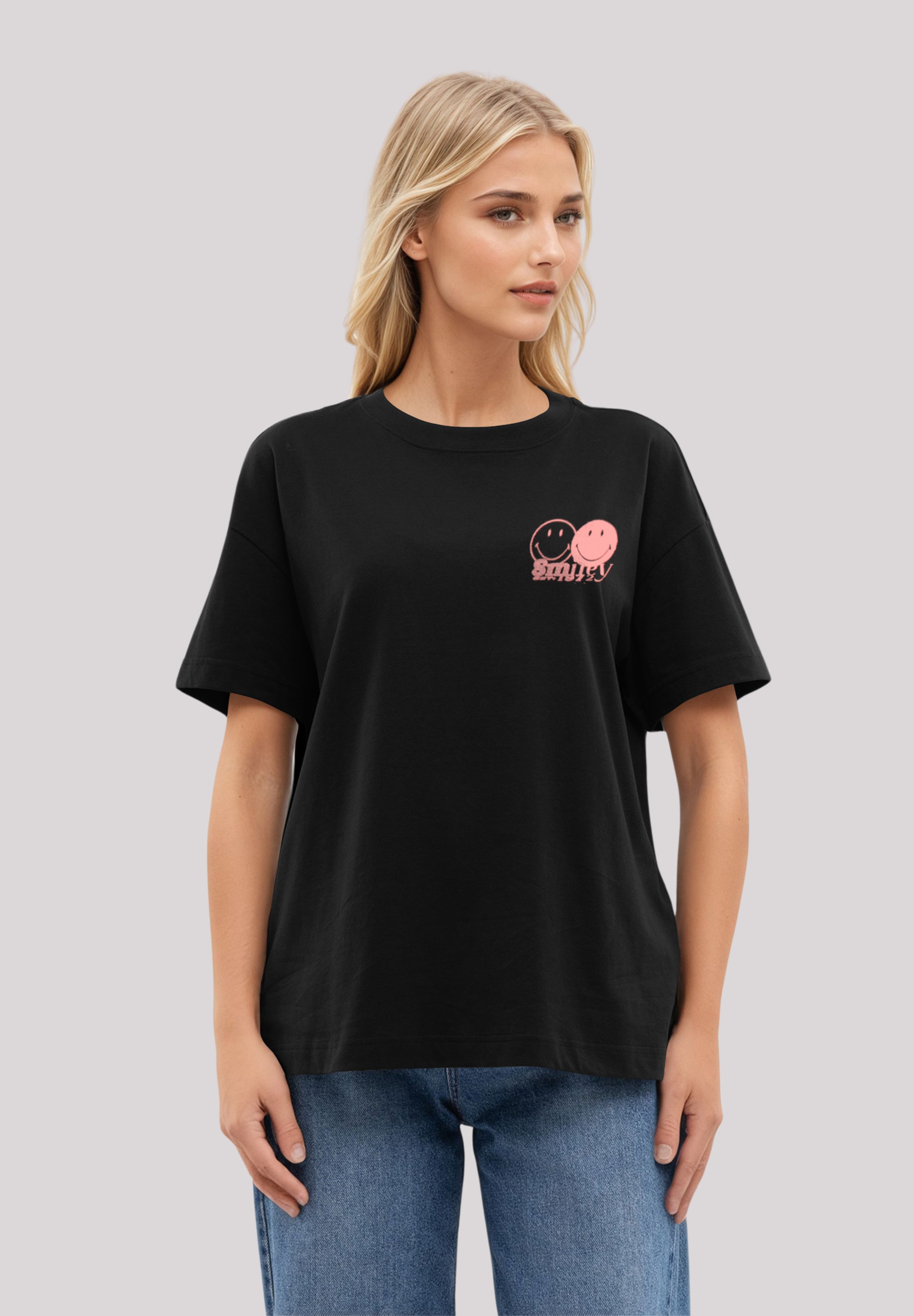 F4NT4STIC T-Shirt "Smiley Originals Rave Streetwear Orange" Premium Qualitä günstig online kaufen