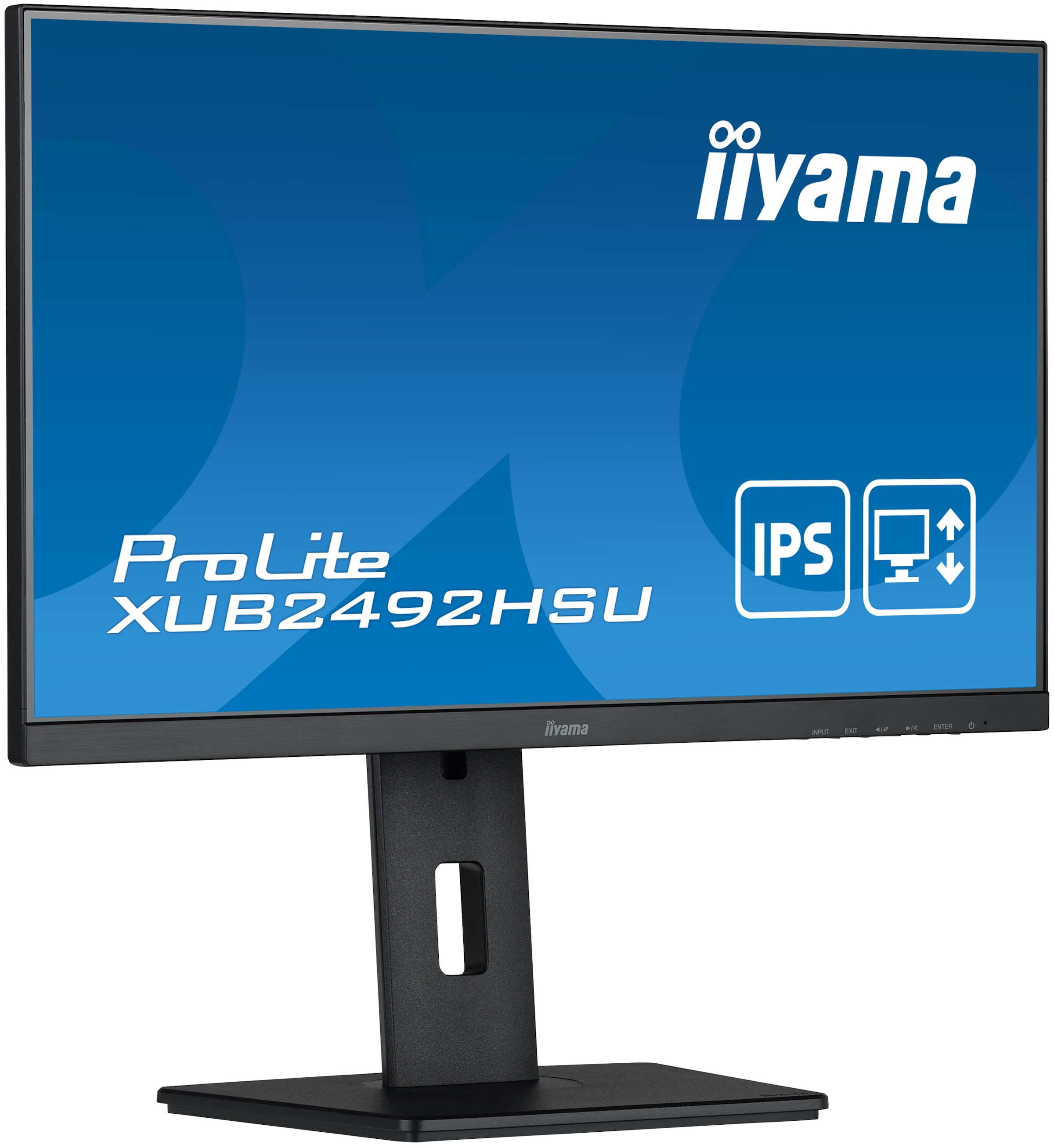 Iiyama LED-Monitor »XUB2492HSU-B5«, 60,5 cm/24 Zoll, 1920 x 1080 px, Full HD, 4 ms Reaktionszeit, 75 Hz