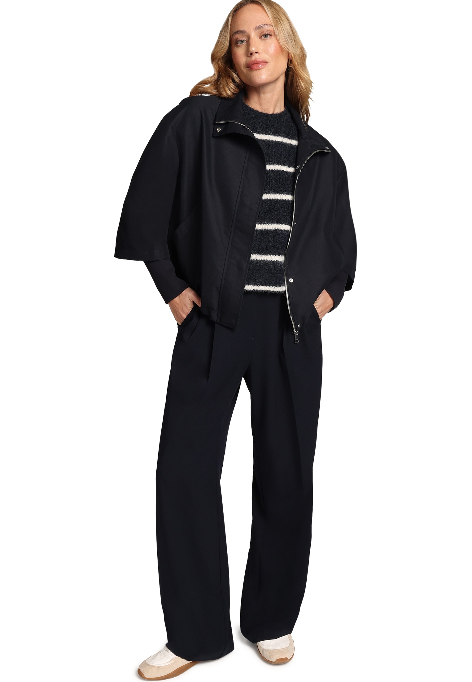 Zero Fieldjacket »Damen mit Stehkragen«