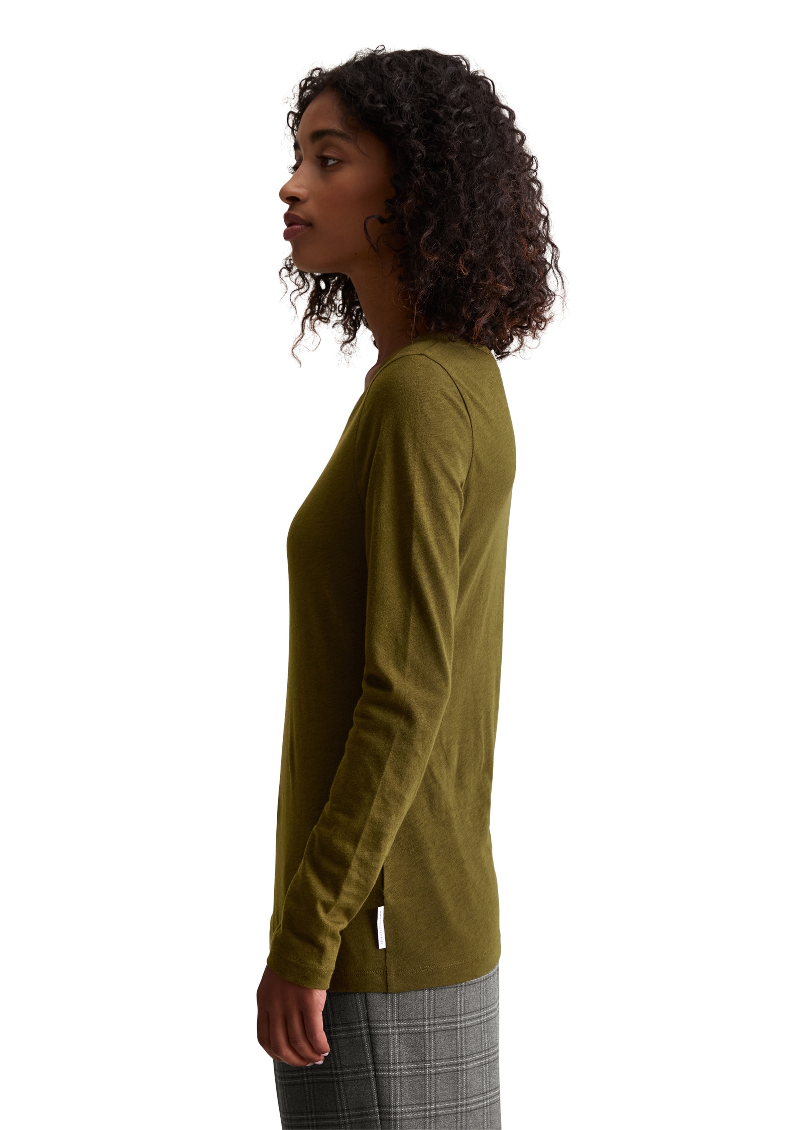 Marc O'Polo DENIM Langarmshirt »aus besonders weichem Slub-Jersey«