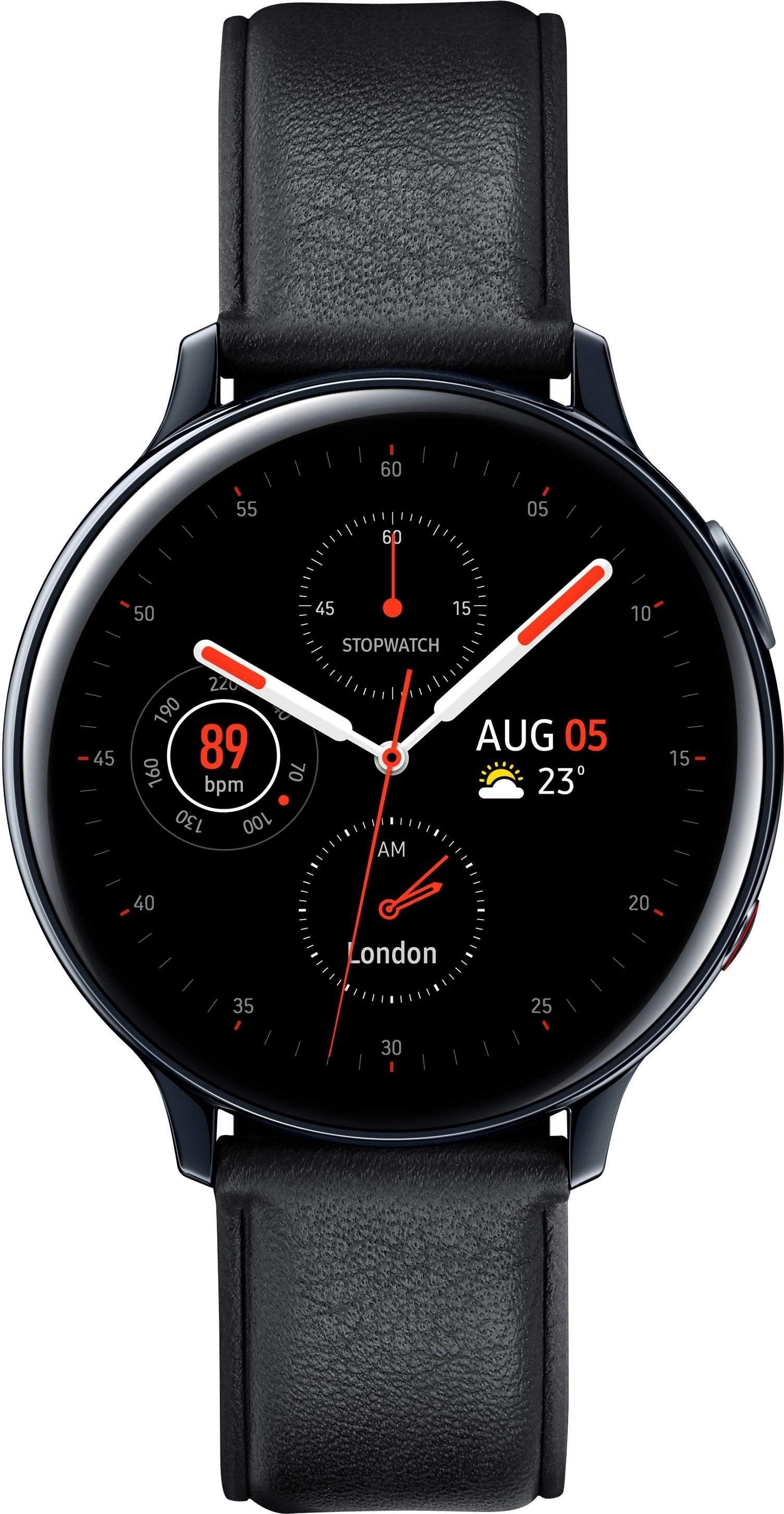 Samsung Smartwatch »Galaxy Watch Active2 Edelstahl, 44 mm, LTE & Bluetooth (SM-R825)«