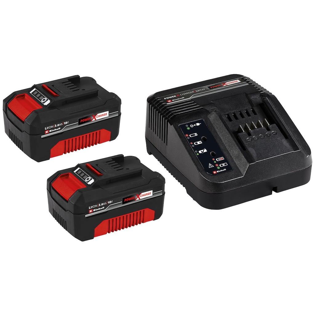 Einhell Akku Starter-Set »2x 3,0Ah & 30min PXC Kit«, 18,0 V, inklusive 2 Akkus und Ladegerät