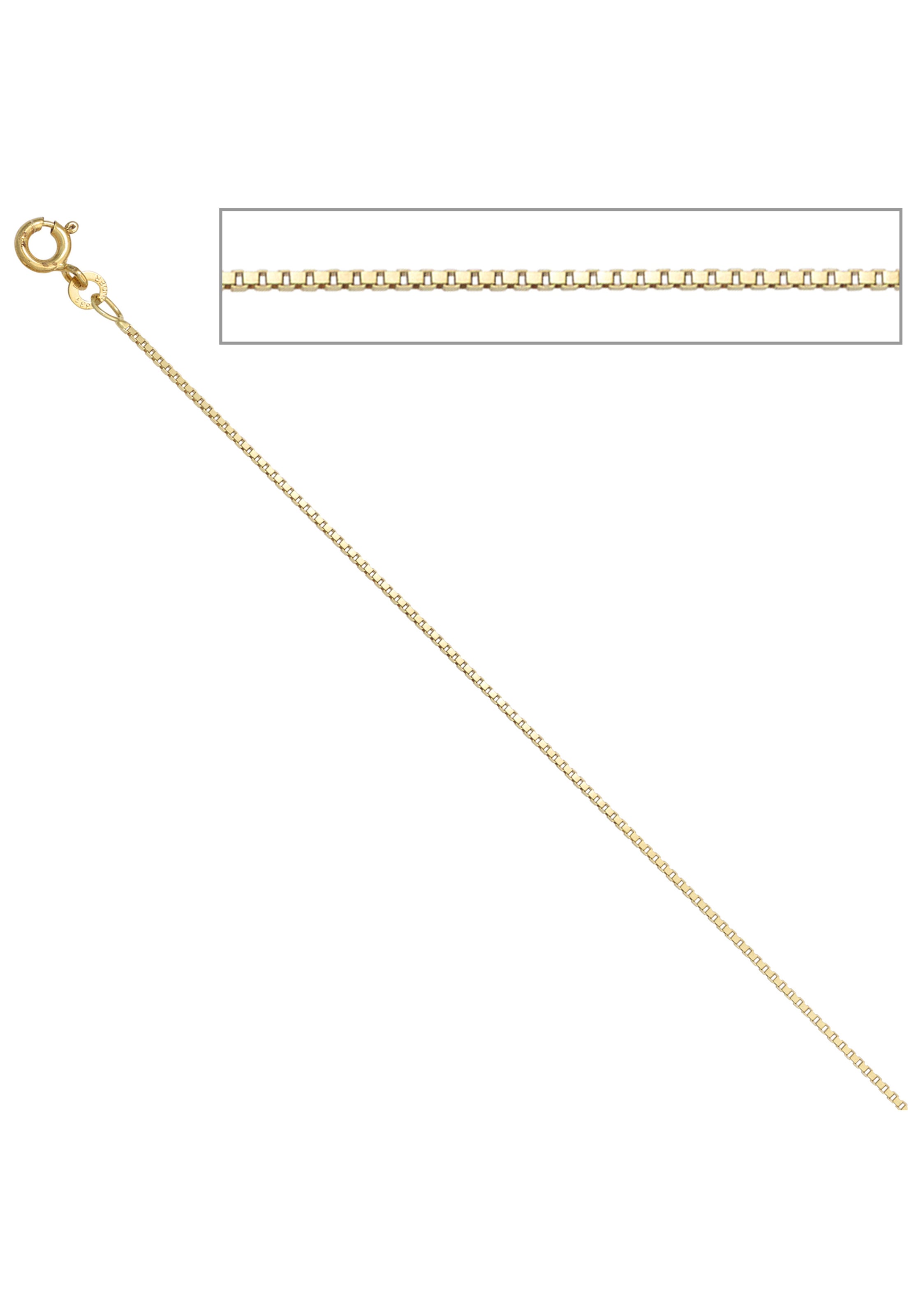 JOBO Goldkette, Venezianerkette 585 Gold 50 cm 1,0 mm