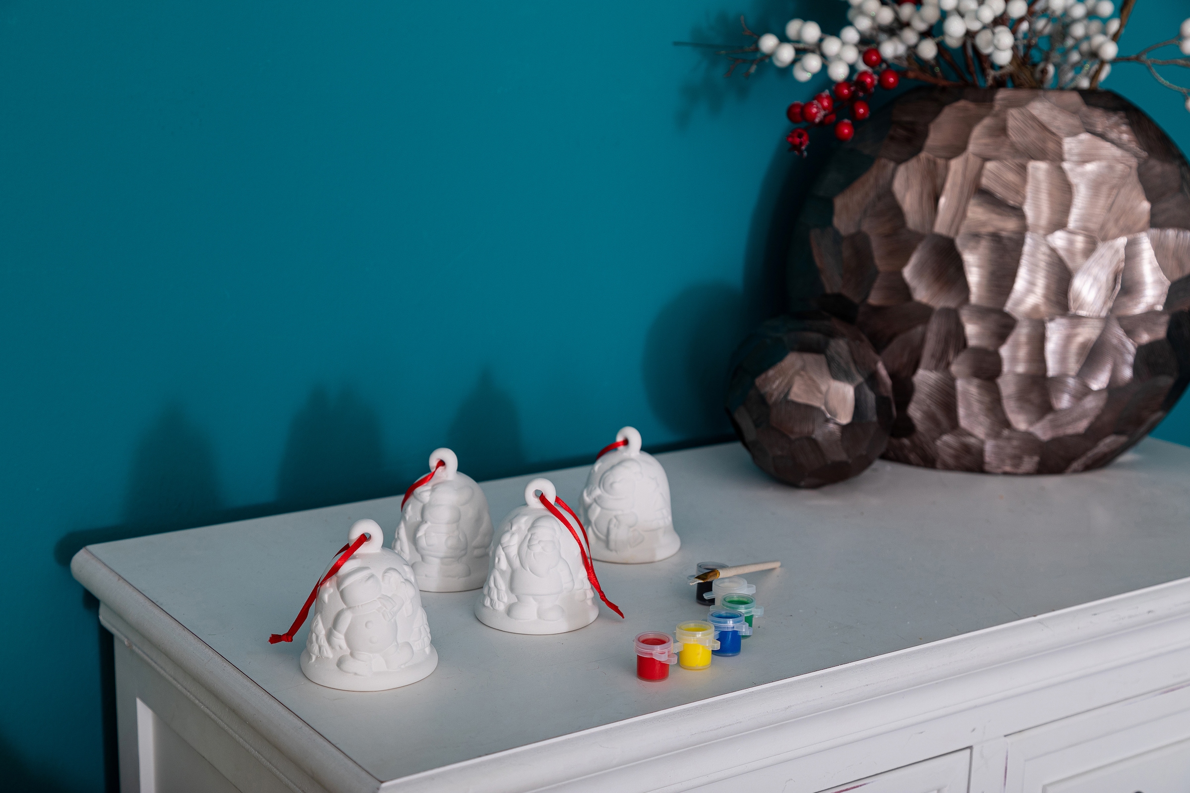 Myflair Möbel & Accessoires Baumbehang »Weihnachtsdeko«, (Set), Glocke, zum  Bemalen, inkl. 6 Farben und Pinsel bestellen | BAUR