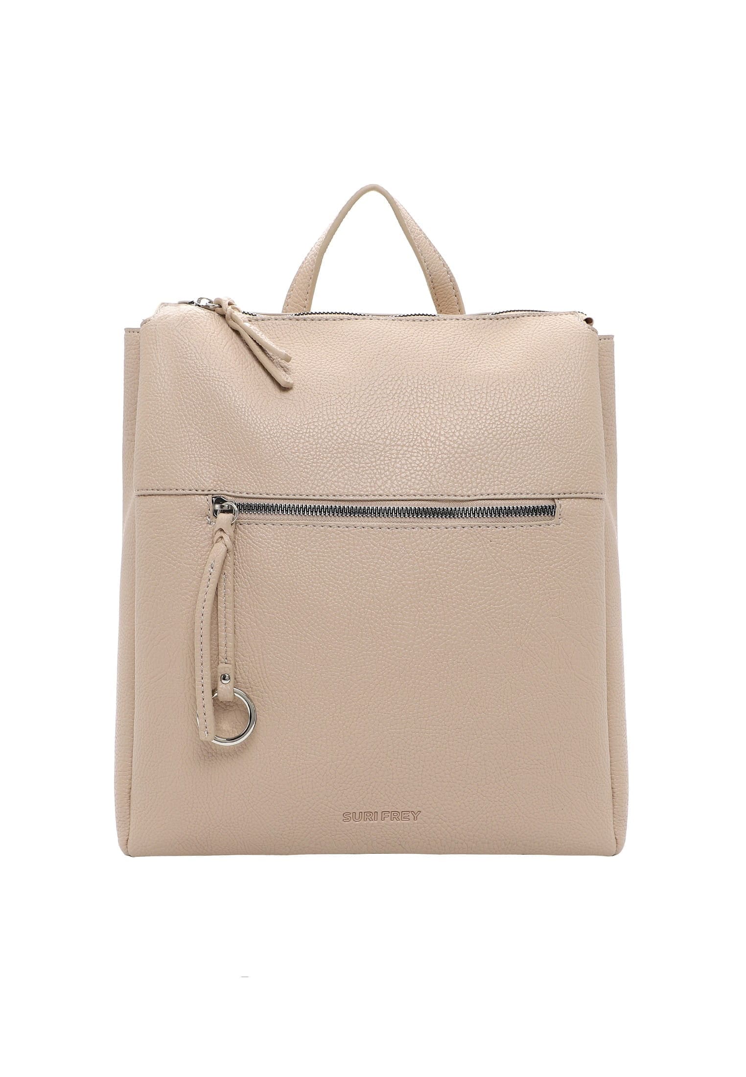 SURI FREY Damen Rucksack "Rucksack SFY Debby", beige, Obermaterial: 70% PVC PVC. 30% Polyurethan PU., Rucksäcke