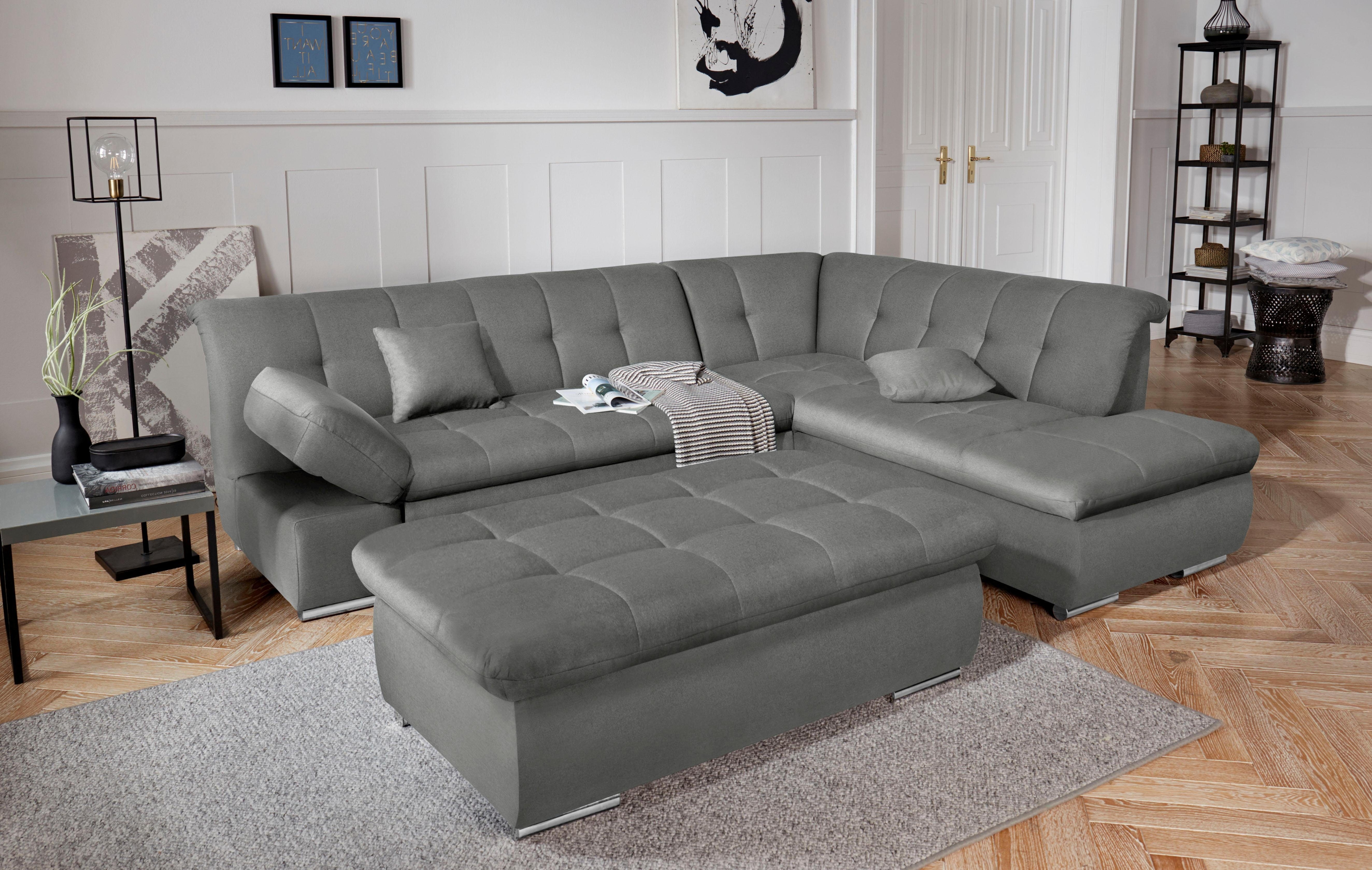 Thumbnail - DOMO collection Ecksofa "Mona L-Form bequem und komfortabel, Breite 271cm, L-Form" wahlweise mit Bett- und Armlehnfunkti...
