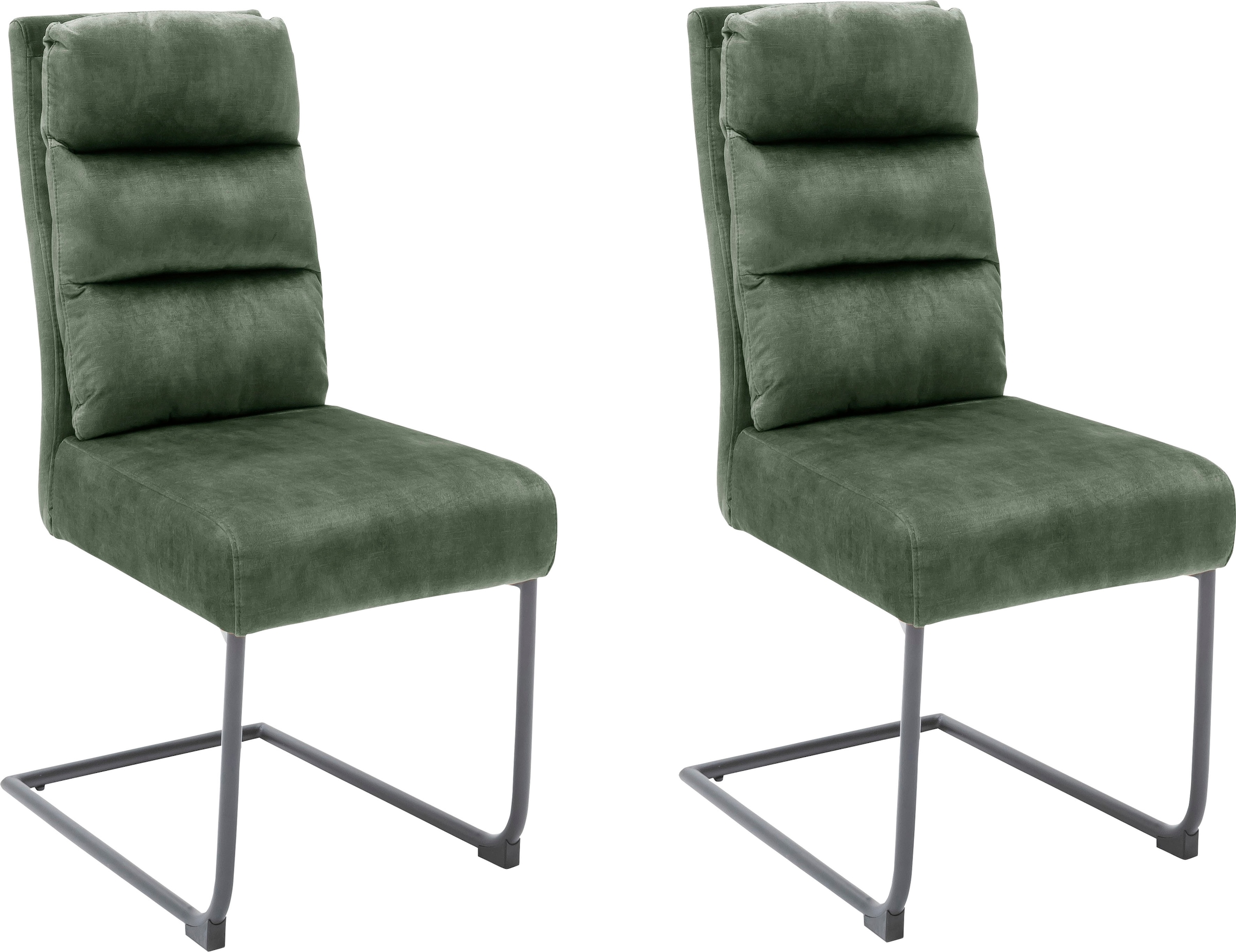 MCA furniture Freischwinger "Lampang" (Set) 2 Stk. 2er Set, Stuhl mit Stoff günstig online kaufen