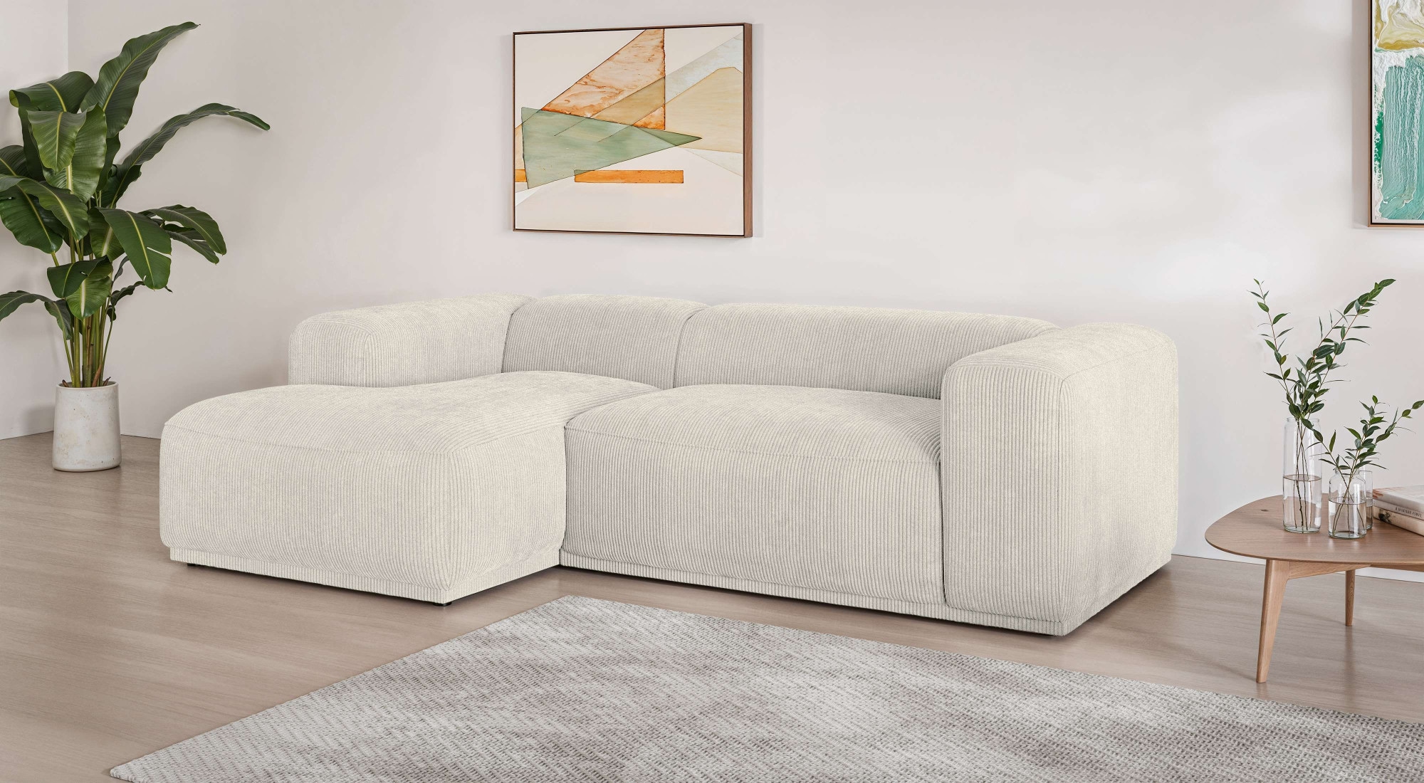 s.Oliver Ecksofa "EMMERIK Designersofa, L-Form mit Wellenfederung, B/T/H: 2 günstig online kaufen