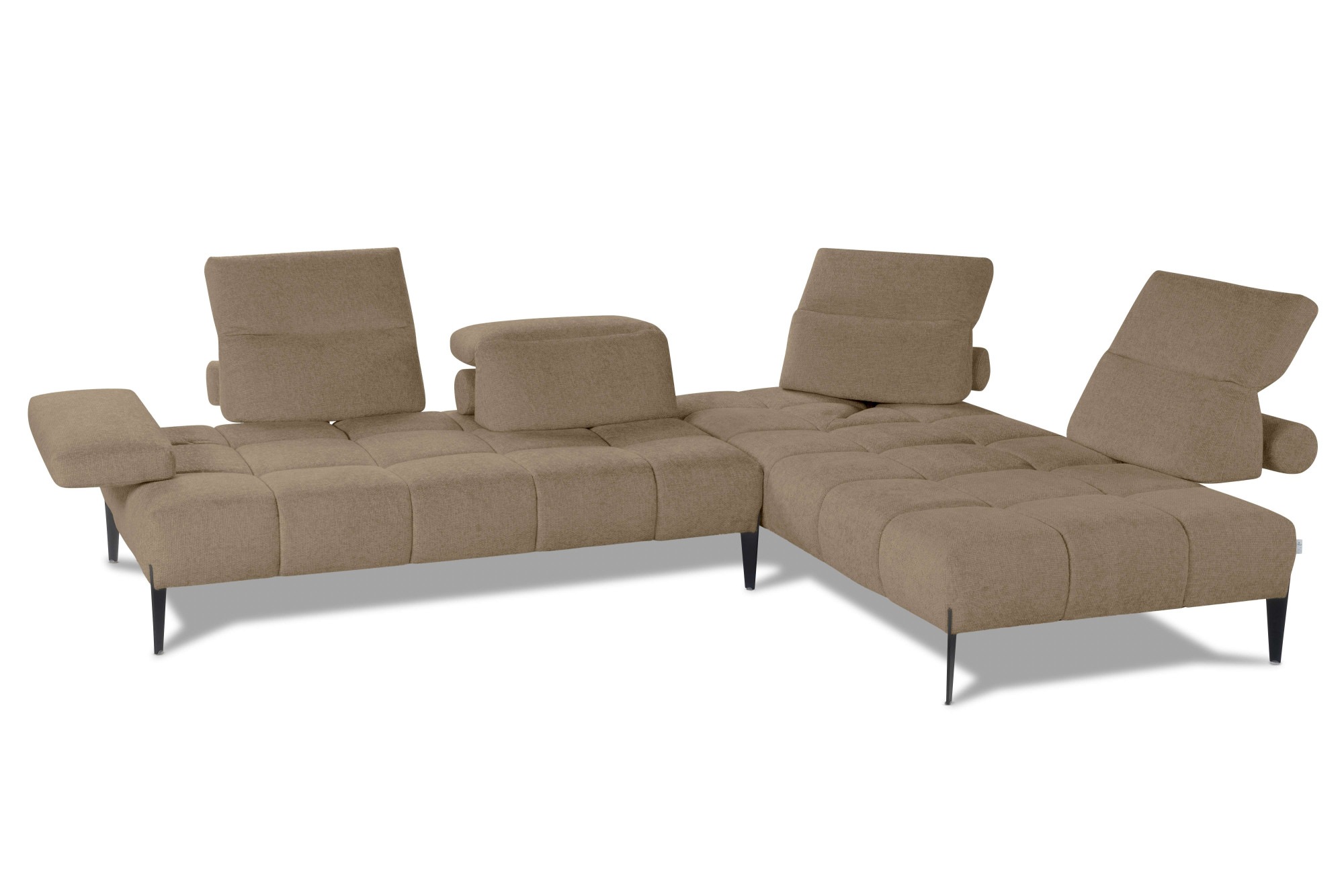 CALIA ITALIA Ecksofa "Skyline, Made in Italy, Design-Sofa, L-Form, mit Sitz günstig online kaufen