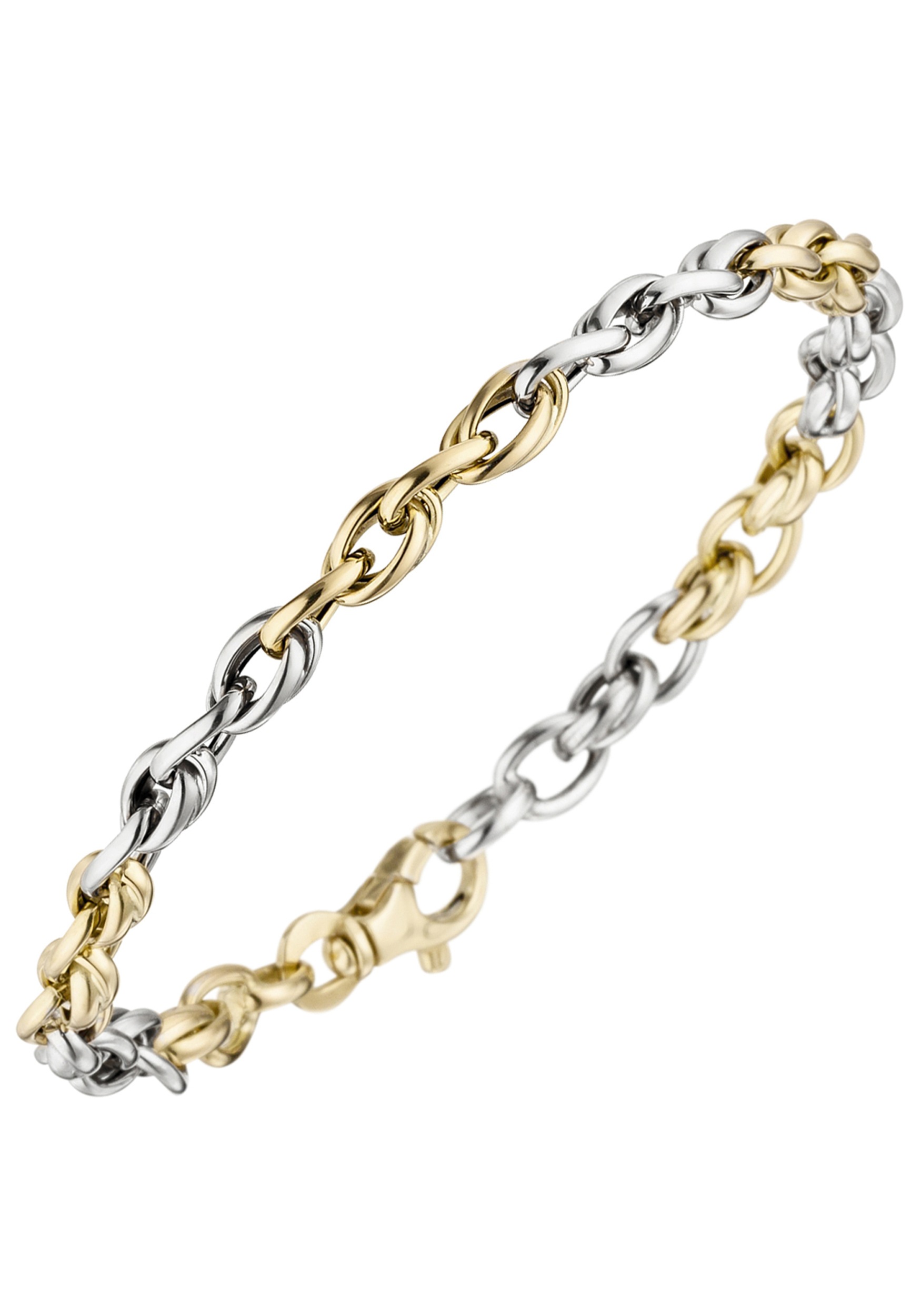 JOBO Goldarmband 585 Gold bicolor 19 cm