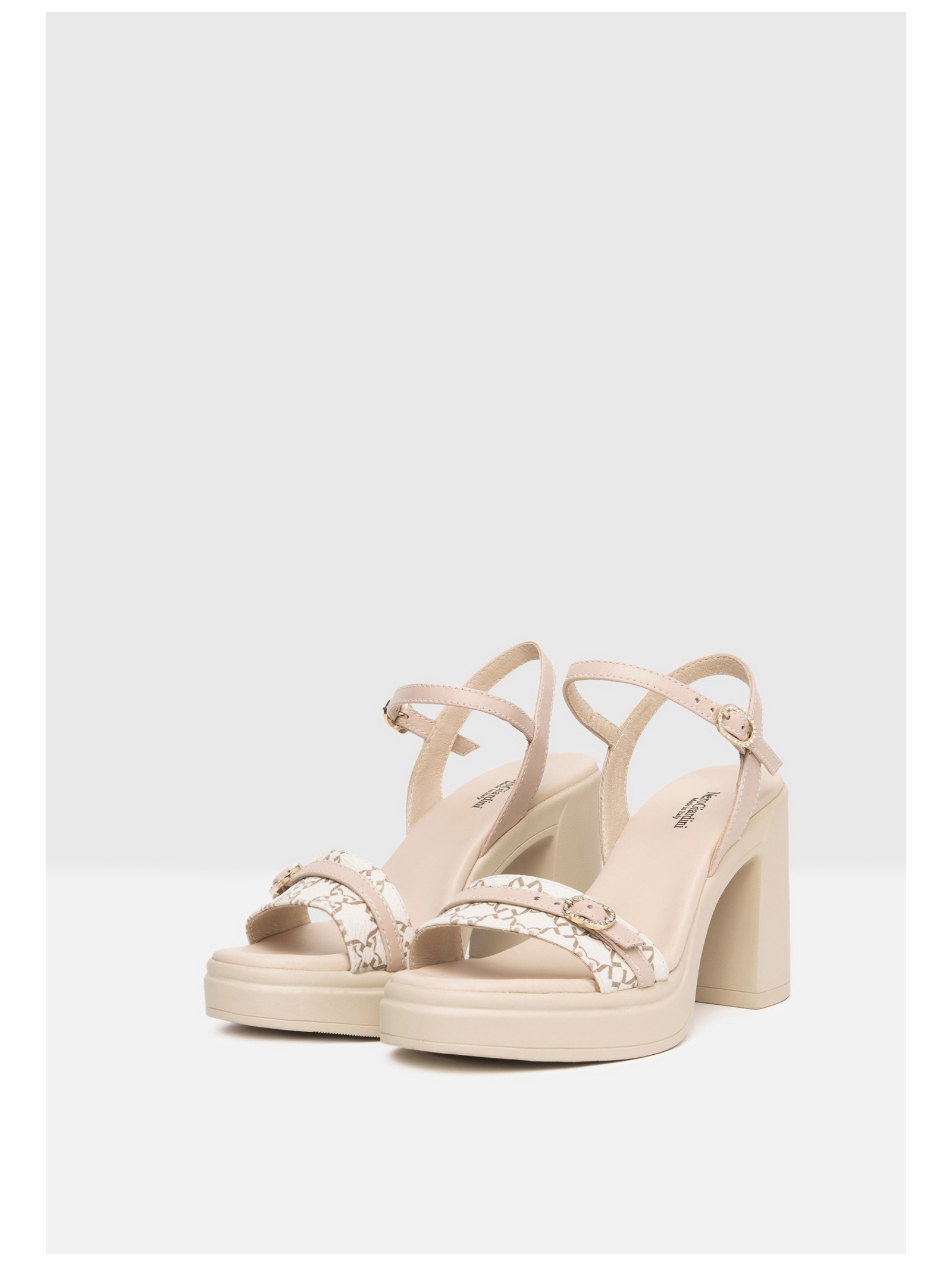 Nero Giardini High-Heel-Sandalette »Nero Giardini Sandalen Lederimitat/Textil«