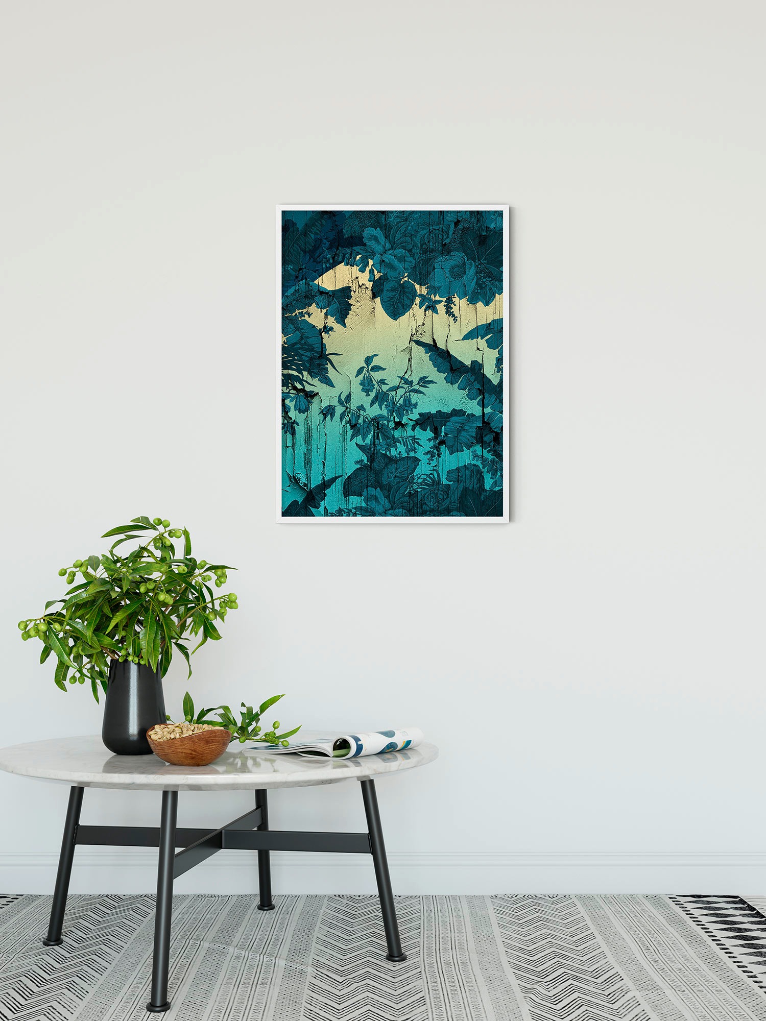 Komar Bild "Mur en Ruine" Natur 1 Stk. tlg. Wandbild zur Dekoration - ohne günstig online kaufen