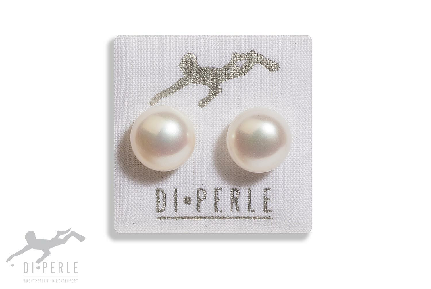 DI PERLE Paar auskarai »Damen Perlenschmuck 925...