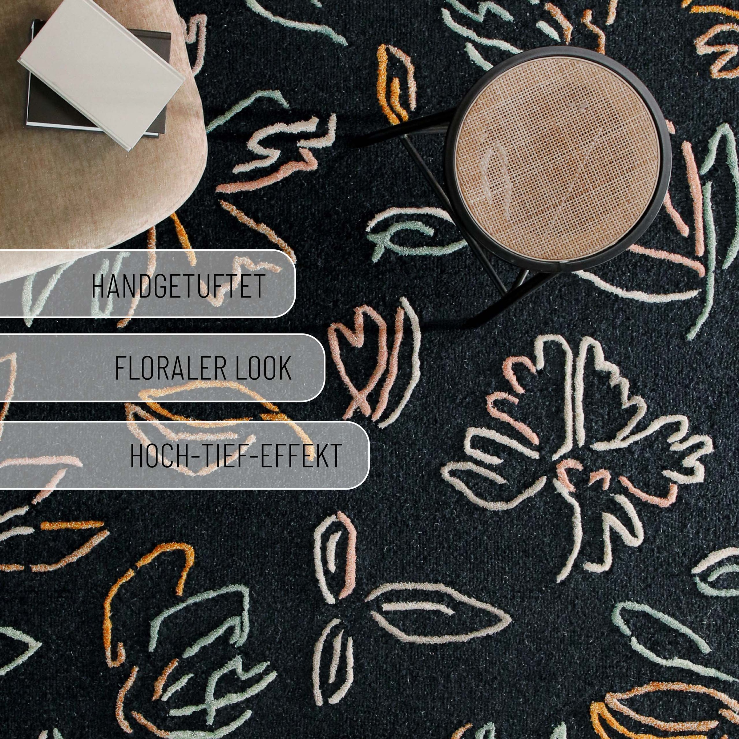 Wecon Home Vee Rug Anthracite 140x200cm 3