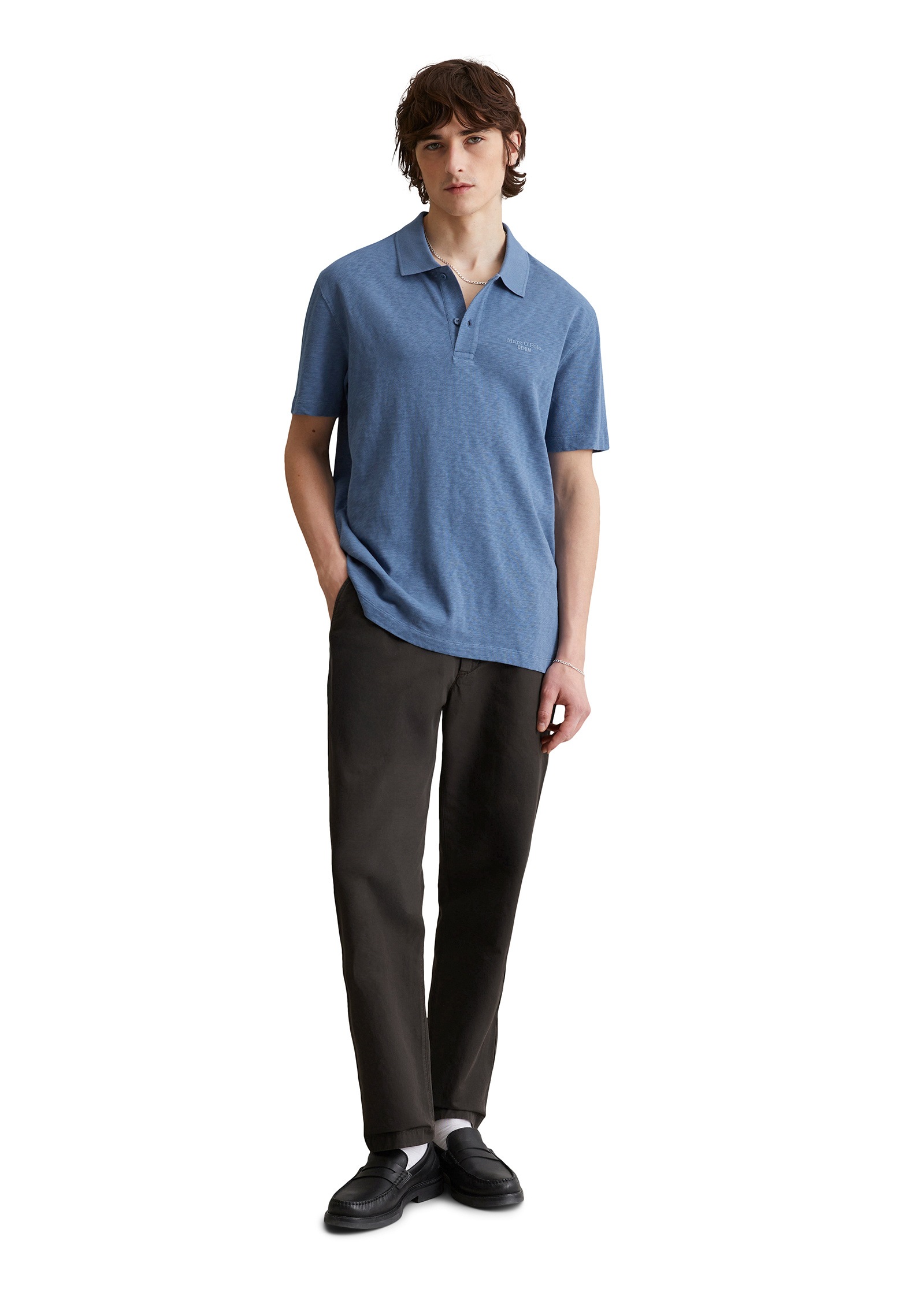 Marc O'Polo DENIM Poloshirt »aus reiner Bio-Baumwolle«