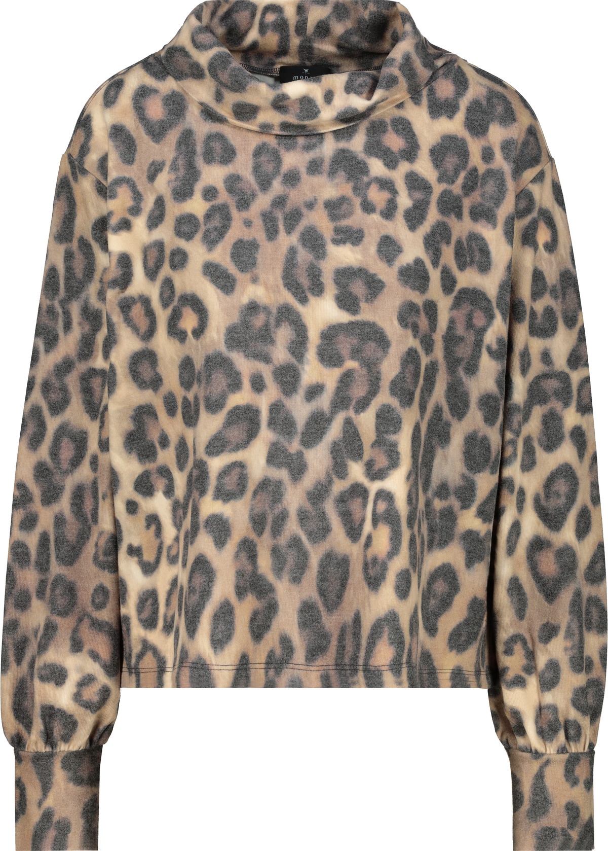 Monari Sweatshirt »Sweatshirt Leo Allover«, Regular fit mit Rundhalsausschnitt