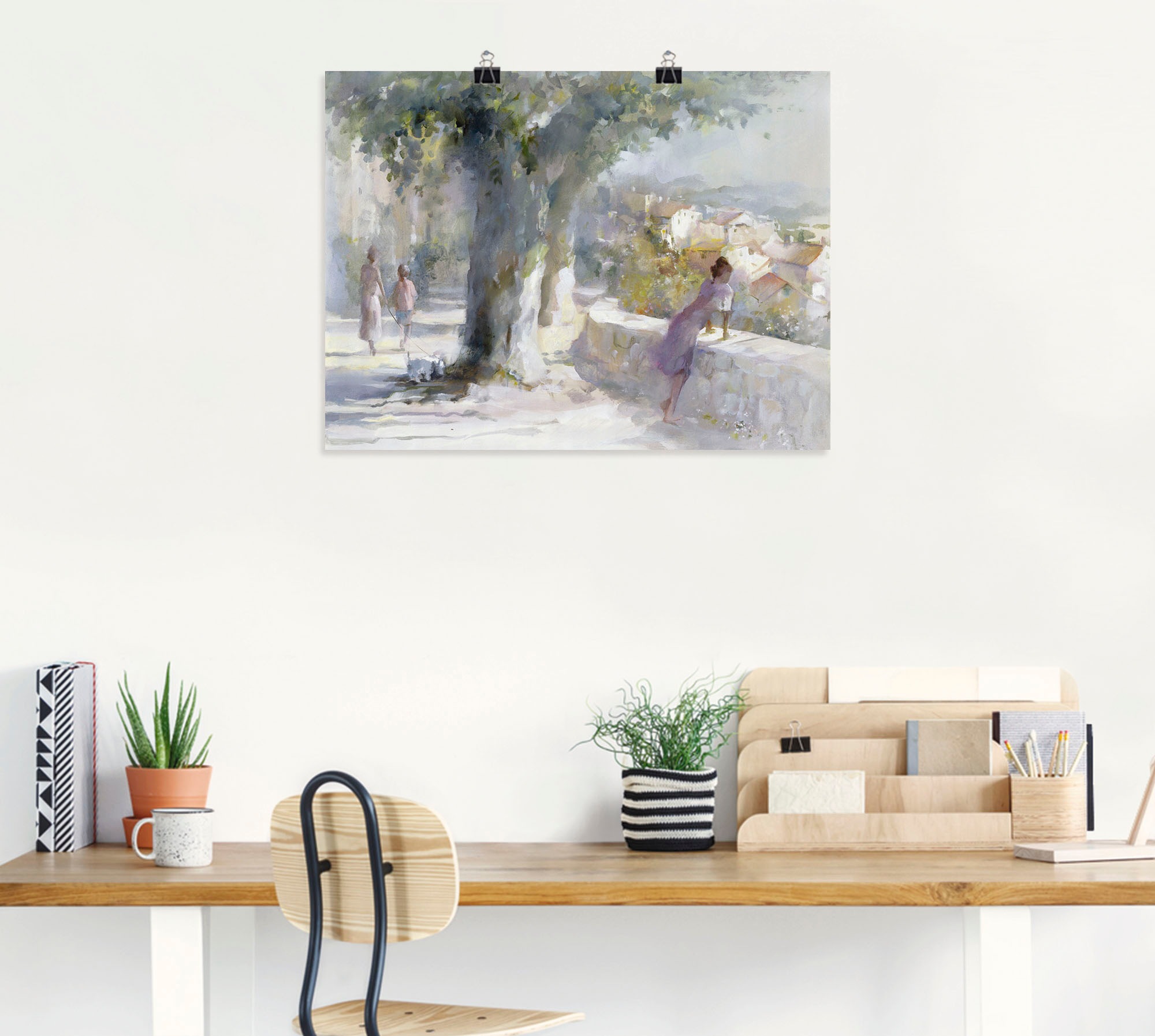Artland Wandbild »Flüsternder Wind«, Gruppen & Familien, (1 St.), als Leinwandbild, Poster in verschied. Größen