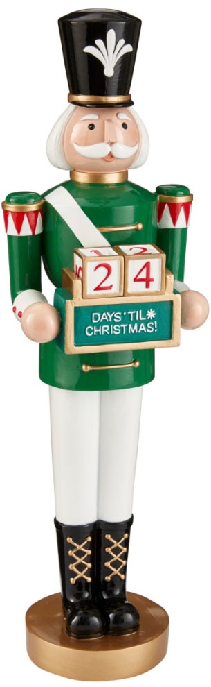 Schneider Weihnachtsfigur »Nussknacker, beweglichen kaufen | Weihnachtsdeko«, 46 mit Höhe ca. BAUR Zahlen-Würfeln, cm