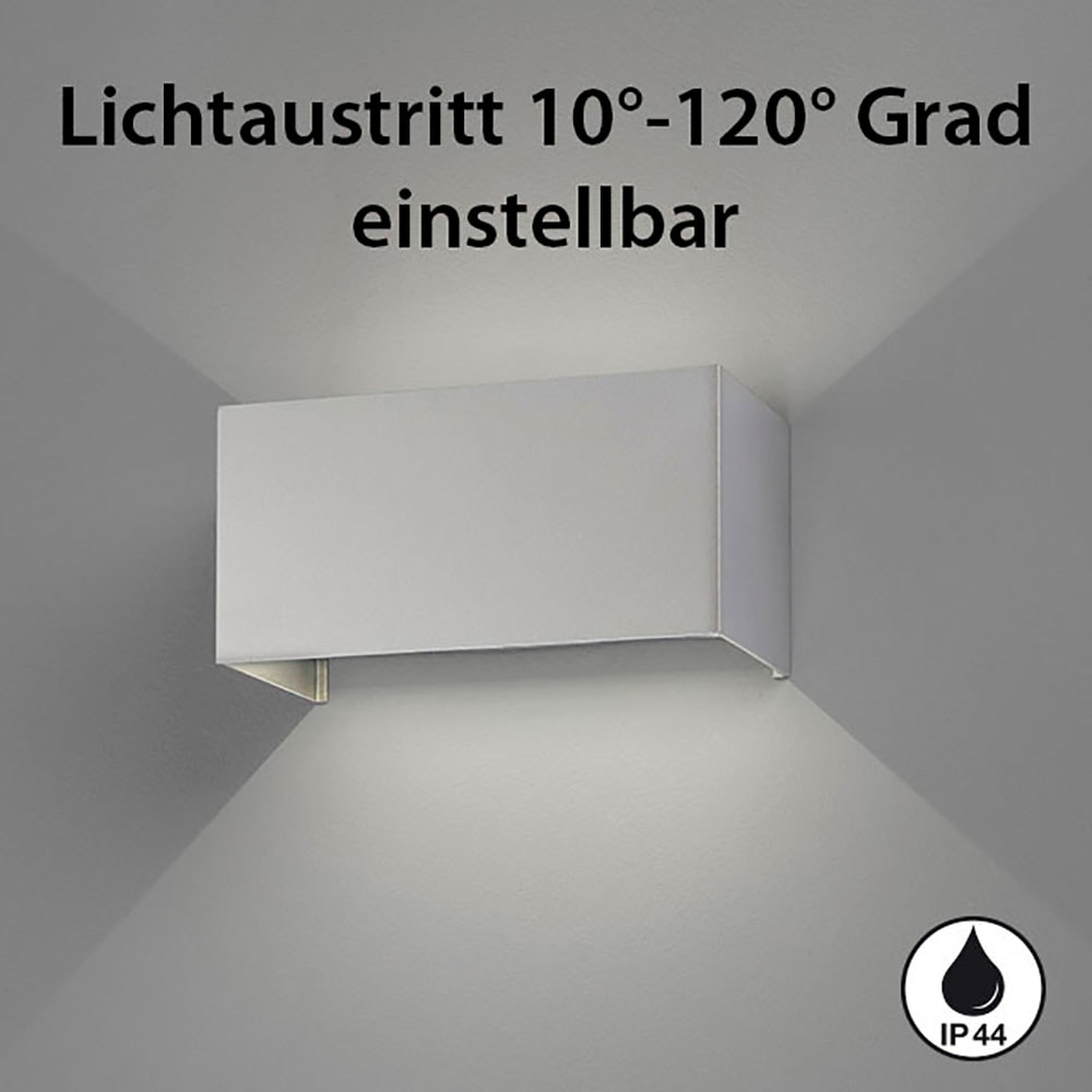 FISCHER & HONSEL Wandleuchte »Wallo«, 4 flammig, Leuchtmittel LED-Modul | LED fest integriert, langlebige LED