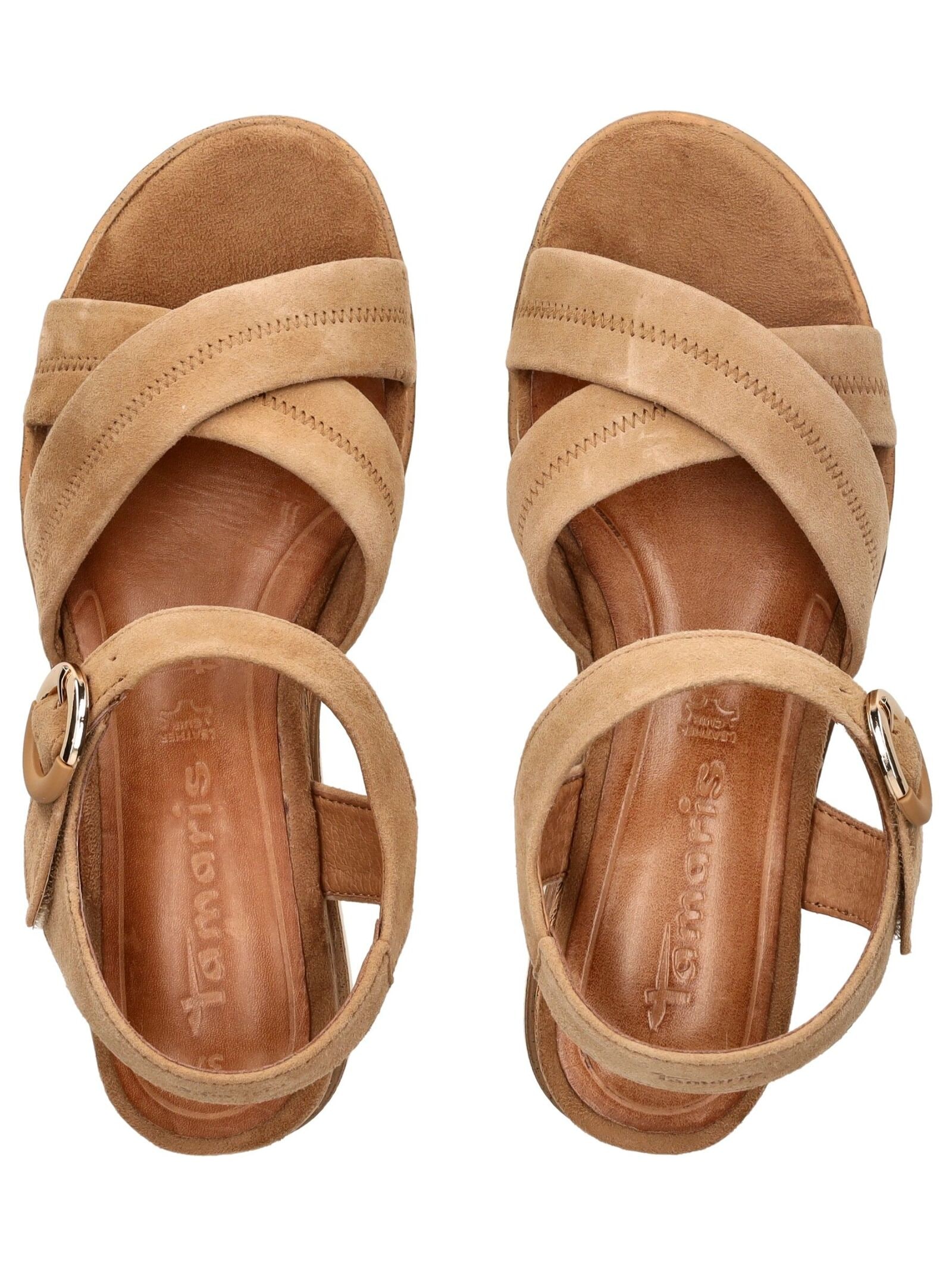 Tamaris Riemchensandale »Tamaris Sandalen Veloursleder«