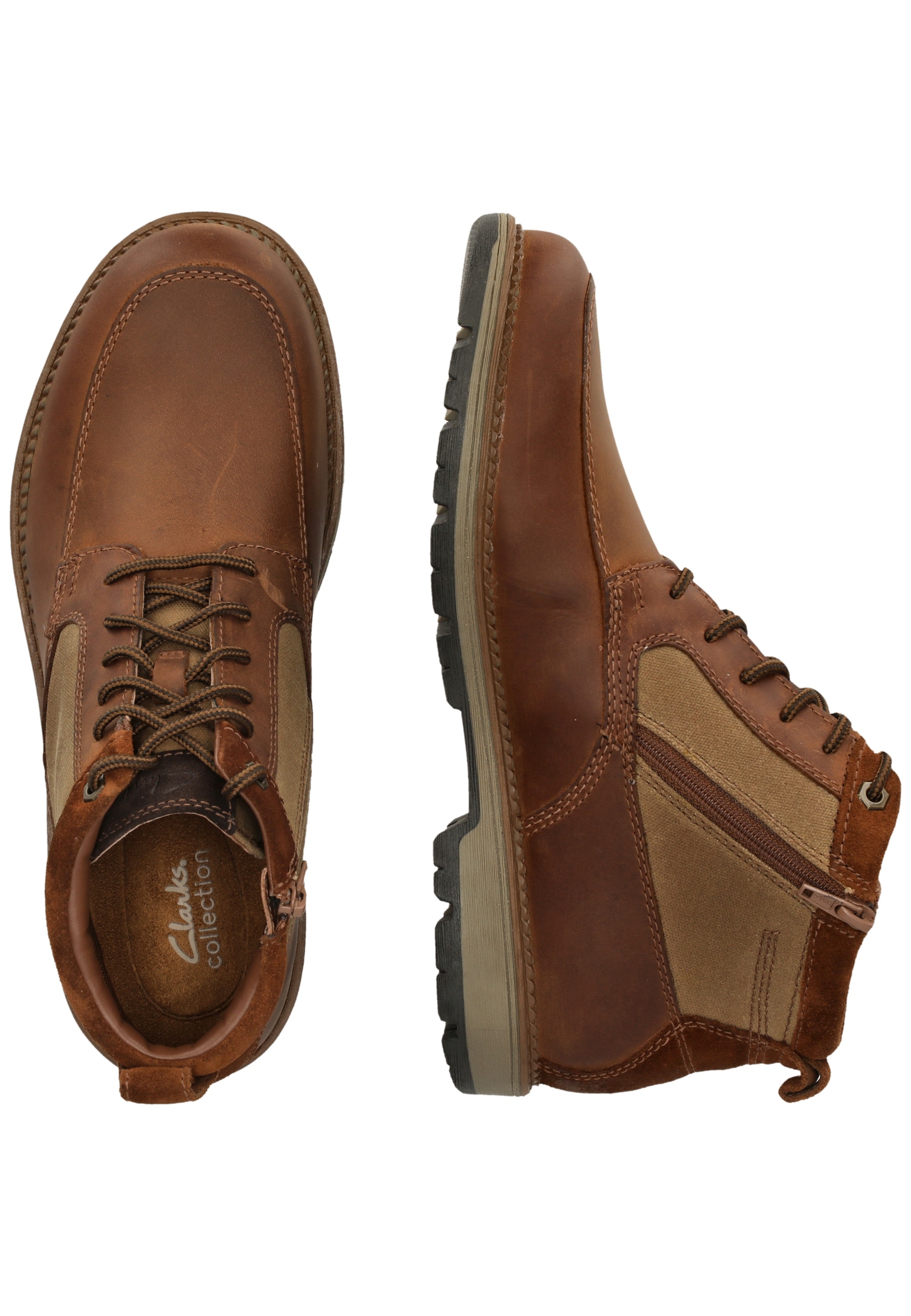 Clarks Stiefel »Maplewalk Rise«  aus wasserdichtem Leder