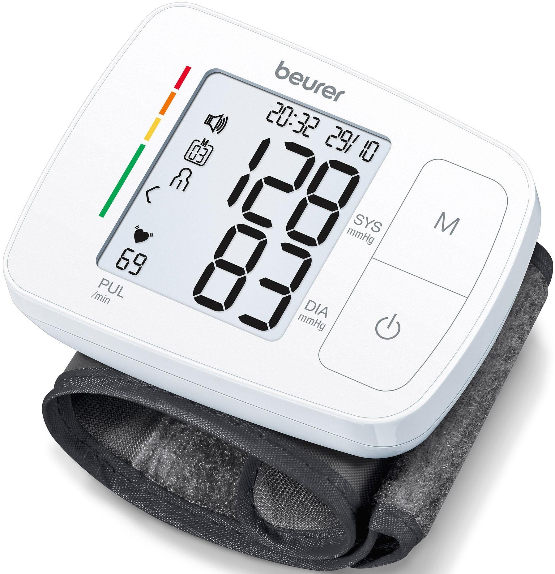 BEURER Handgelenk-Blutdruckmessgerät »BC 21«, mit Sprachausgabe in fünf Sprachen