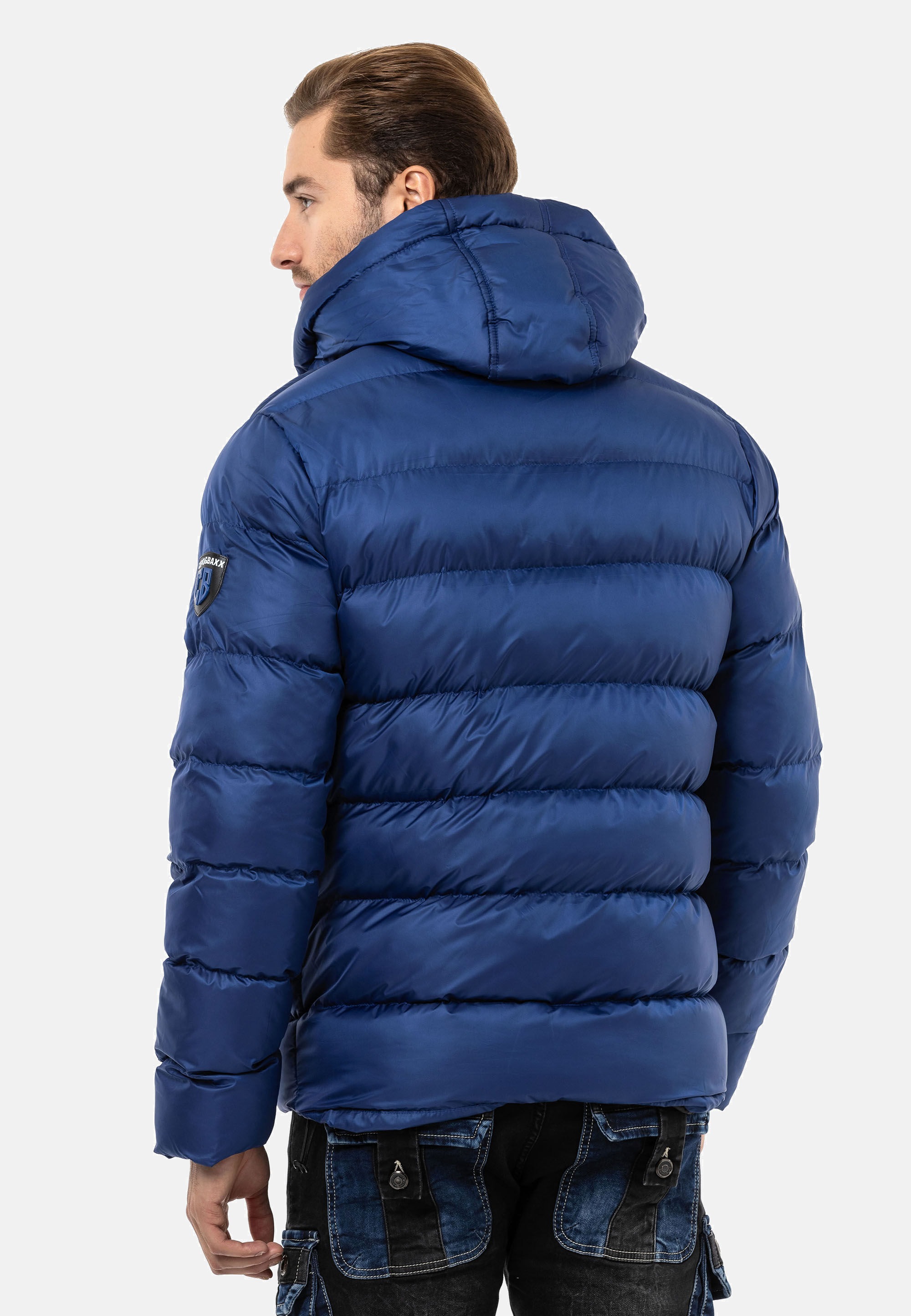 Cipo & Baxx Winterjacke »Jacke«, mit Kapuze, im Steppdesign