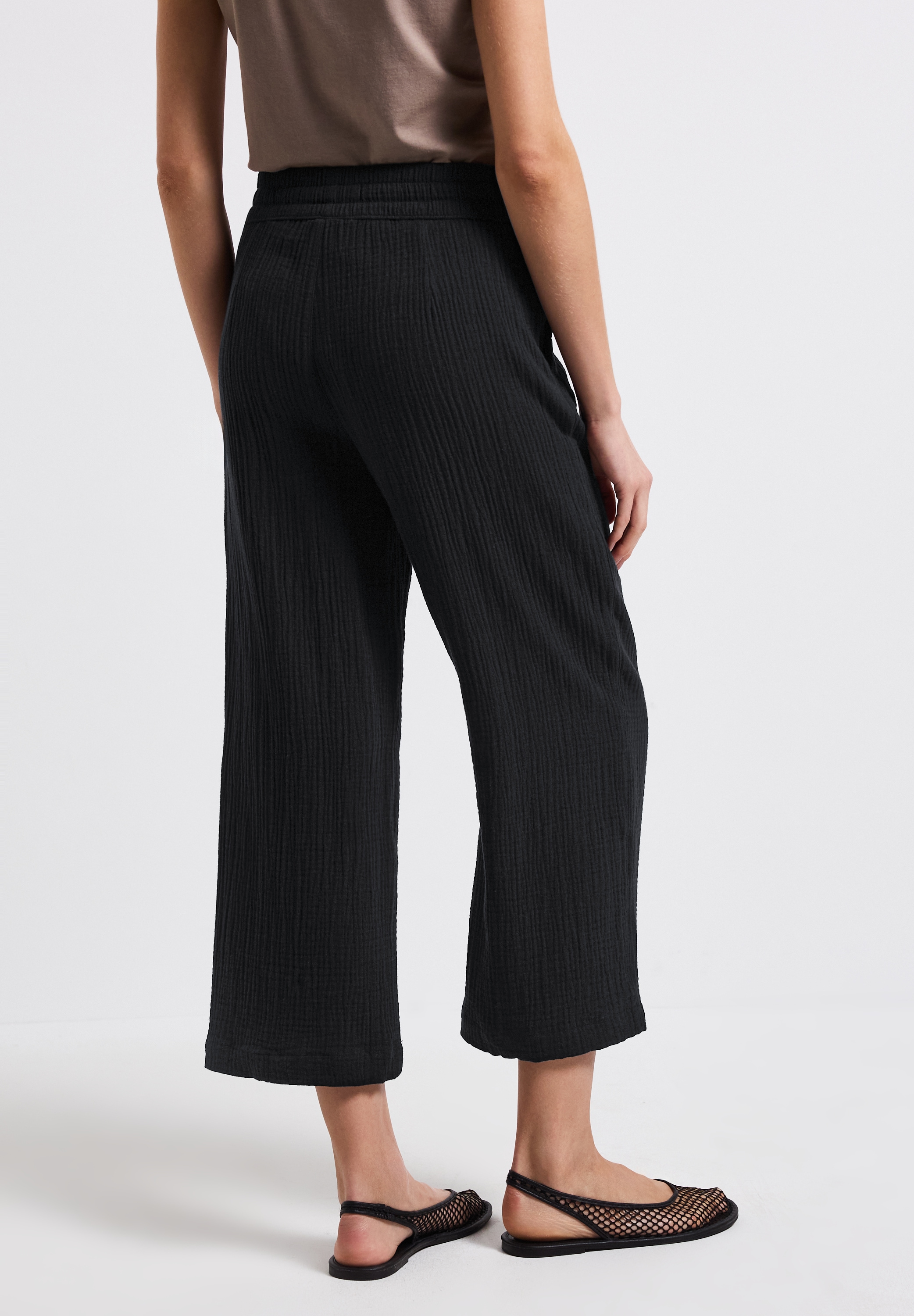 STREET ONE Stoffhose, High Waist