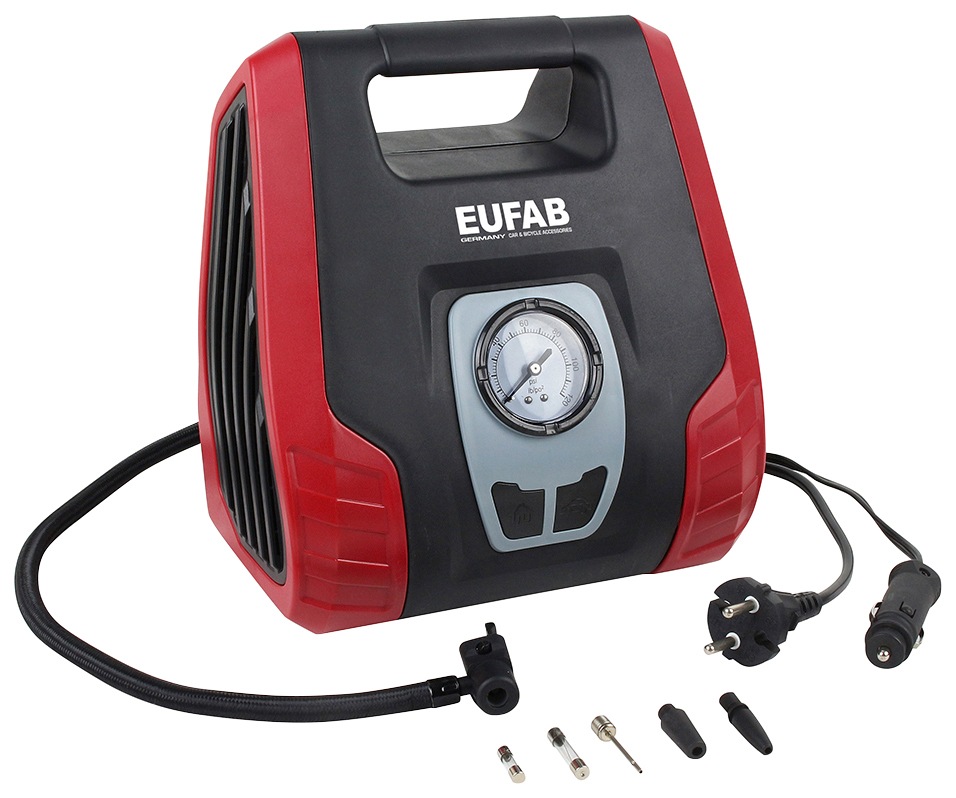 EUFAB Kompressor, 12/230 V, inkl. Adapter