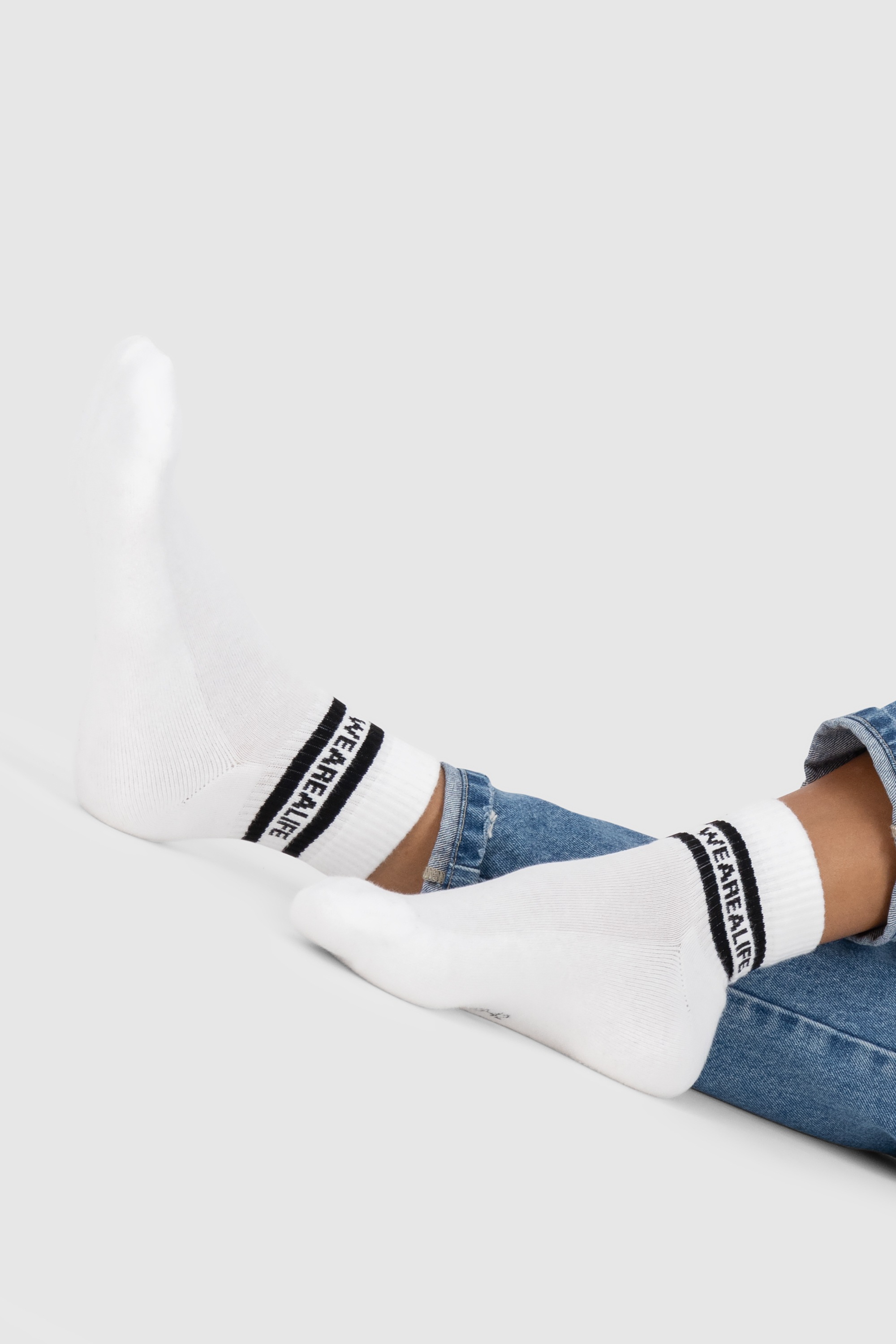Alife & Kickin Sneakersocken »Damen 6 PACK - RikaAK«, (Spar-Set), Sneakersocken knöchelhoch mit Streifen, aus Baumwolle mit weichem Bund