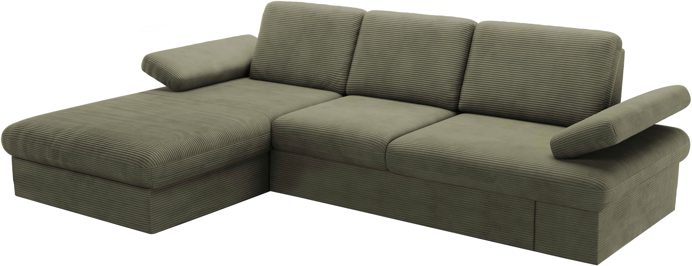 sit&more Ecksofa »Moreno«, mit Armteilverstellung,wahlweise mit Bettfunktion