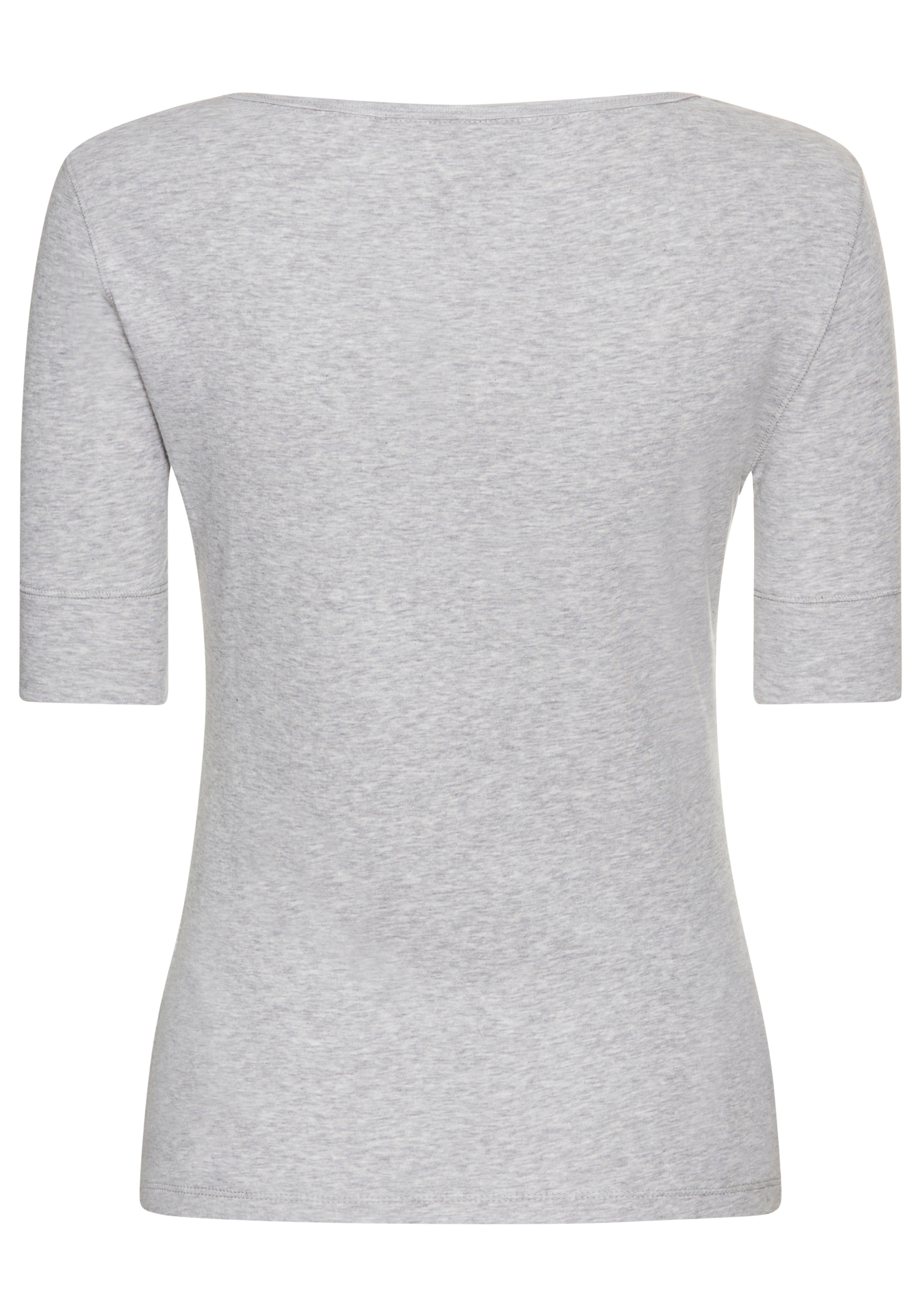 BOSS ORANGE Henleyshirt "Espen Premium Damenmode", mit Knopfleiste am V-Aus günstig online kaufen