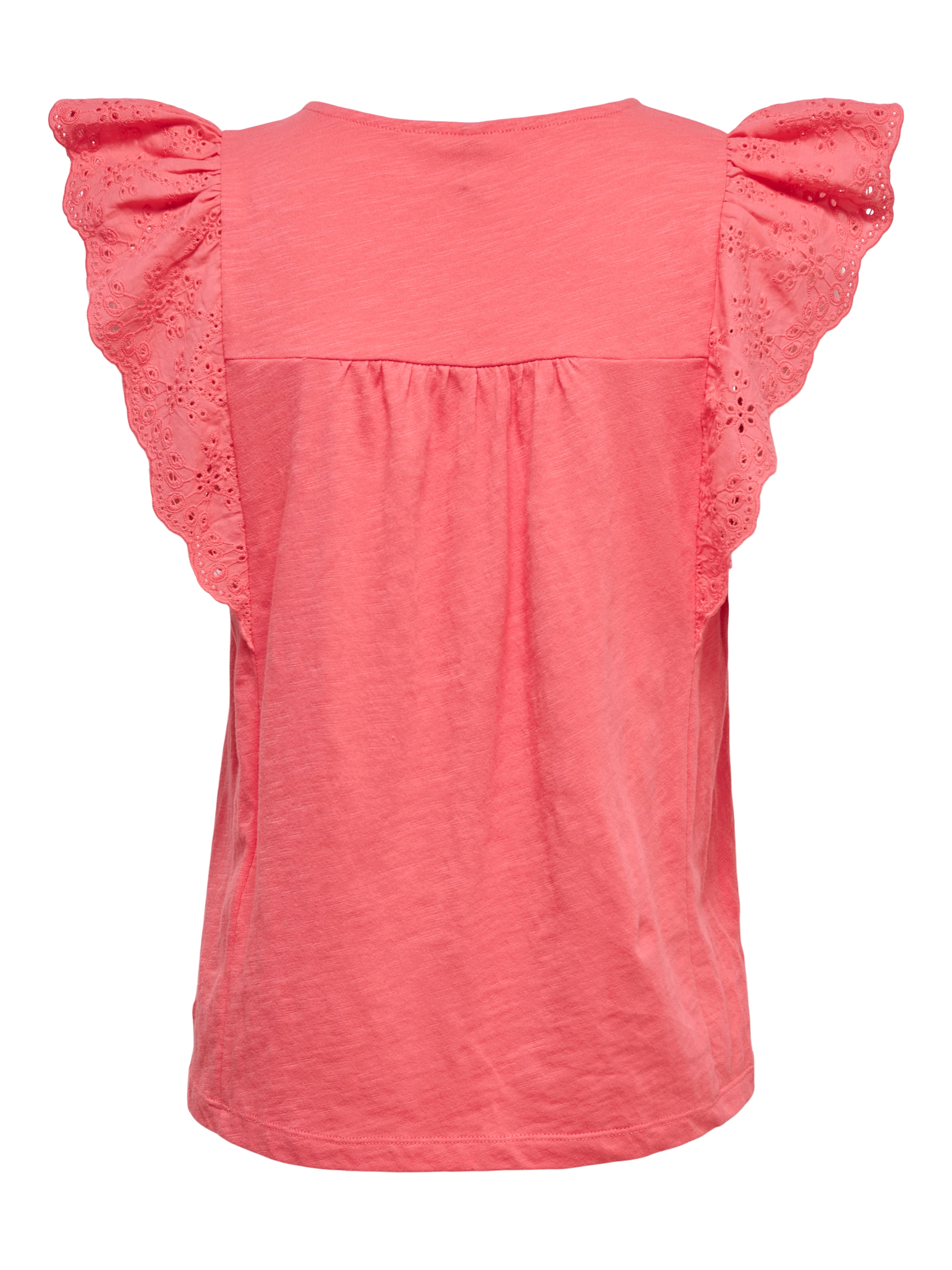 ONLY Kurzarmshirt »ONLLEA S/L FRILL MIX TOP JRS«