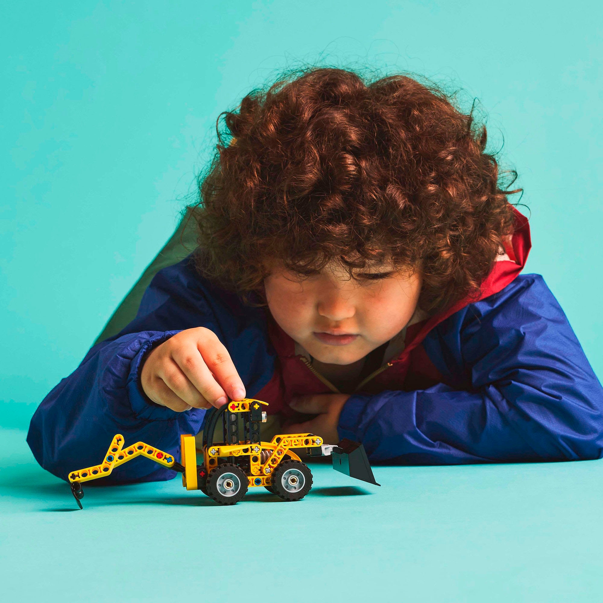 LEGO® Konstruktionsspielsteine »Baggerlader (42197), LEGO Technic«, (104 St.), Made in Europe
