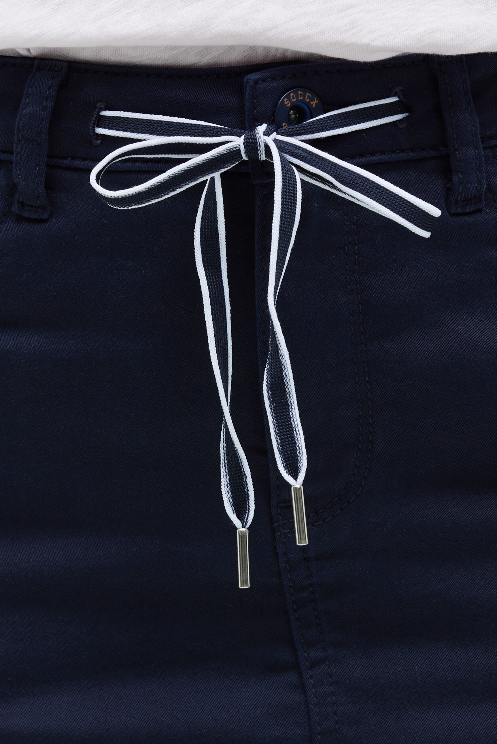 SOCCX Jeansrock mit Baumwolle