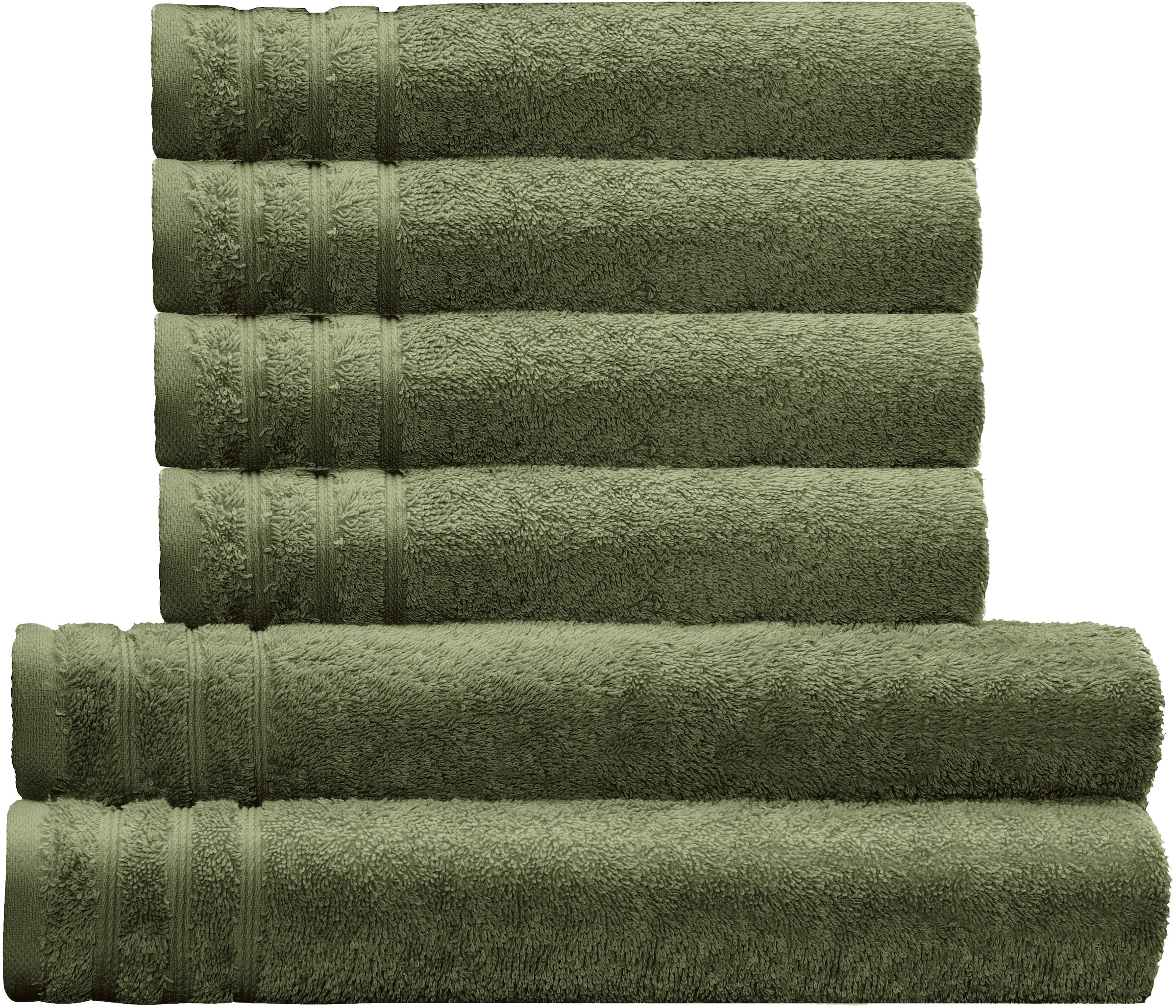 Kleine Wolke Handtuch Set "Royal, 6 Stück (4 Handtücher 50/100 cm + 2 Dusch günstig online kaufen
