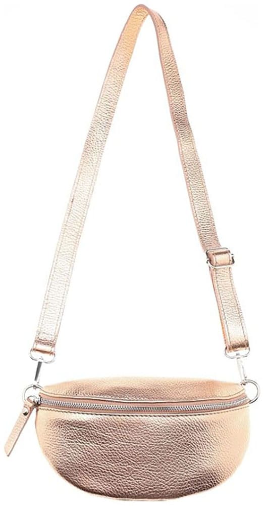 Zwillingsherz Umhängetasche »Crossbody Bag Leder«, Umhängetasche mit Reißverschluss
