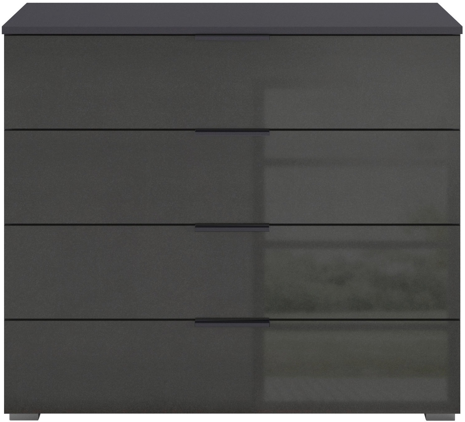 rauch Schubkastenkommode »Sideboard Schubladenkommode AGORDO mit Dekor- oder Hochglanzfront«, (in zwei Griff-Farben, Breite 80 cm), vier große und geräumige Schubladen mit viel Stauraum MADE IN GERMANY