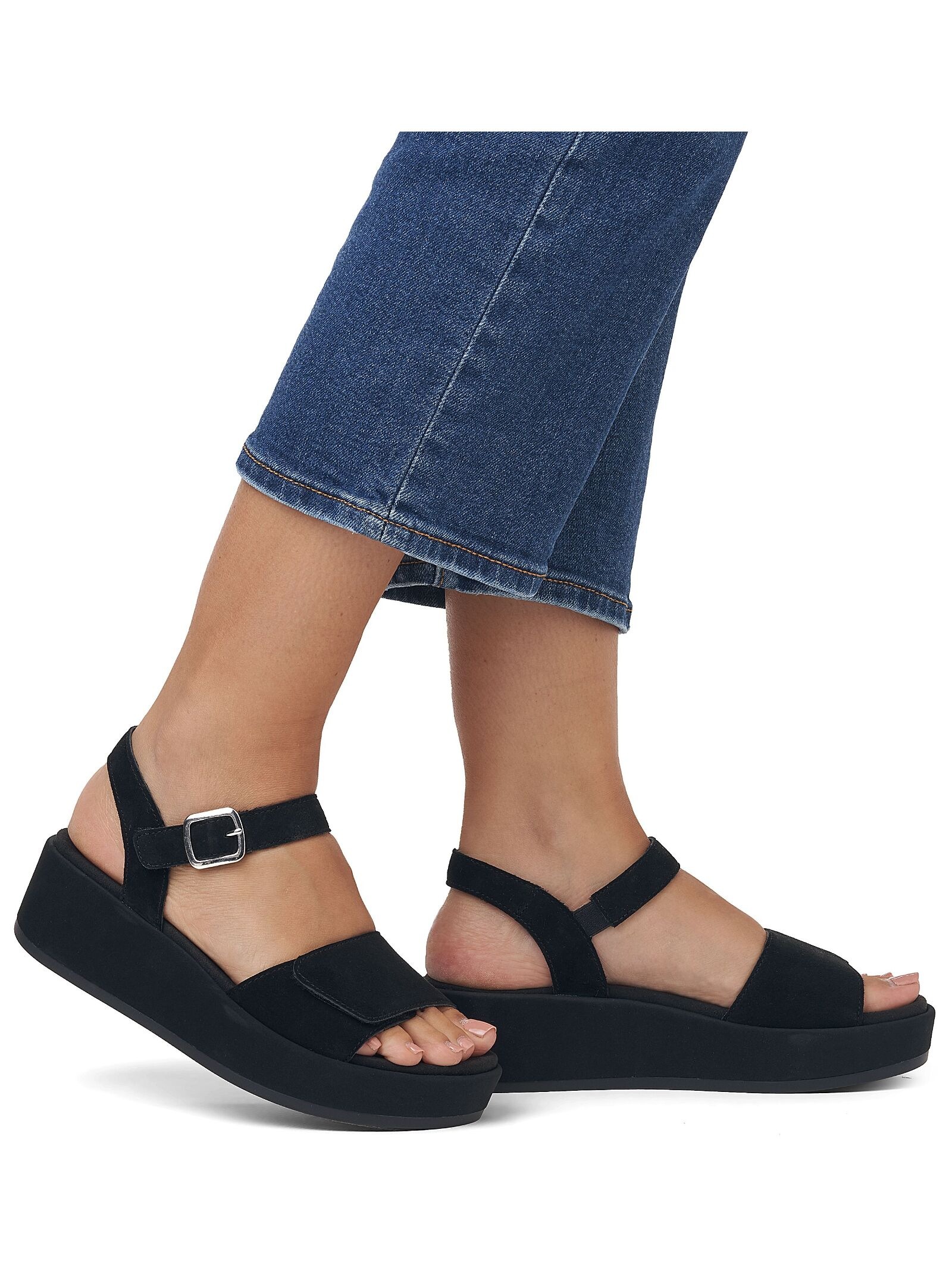Remonte Riemchensandale »Remonte Sandalen Veloursleder«